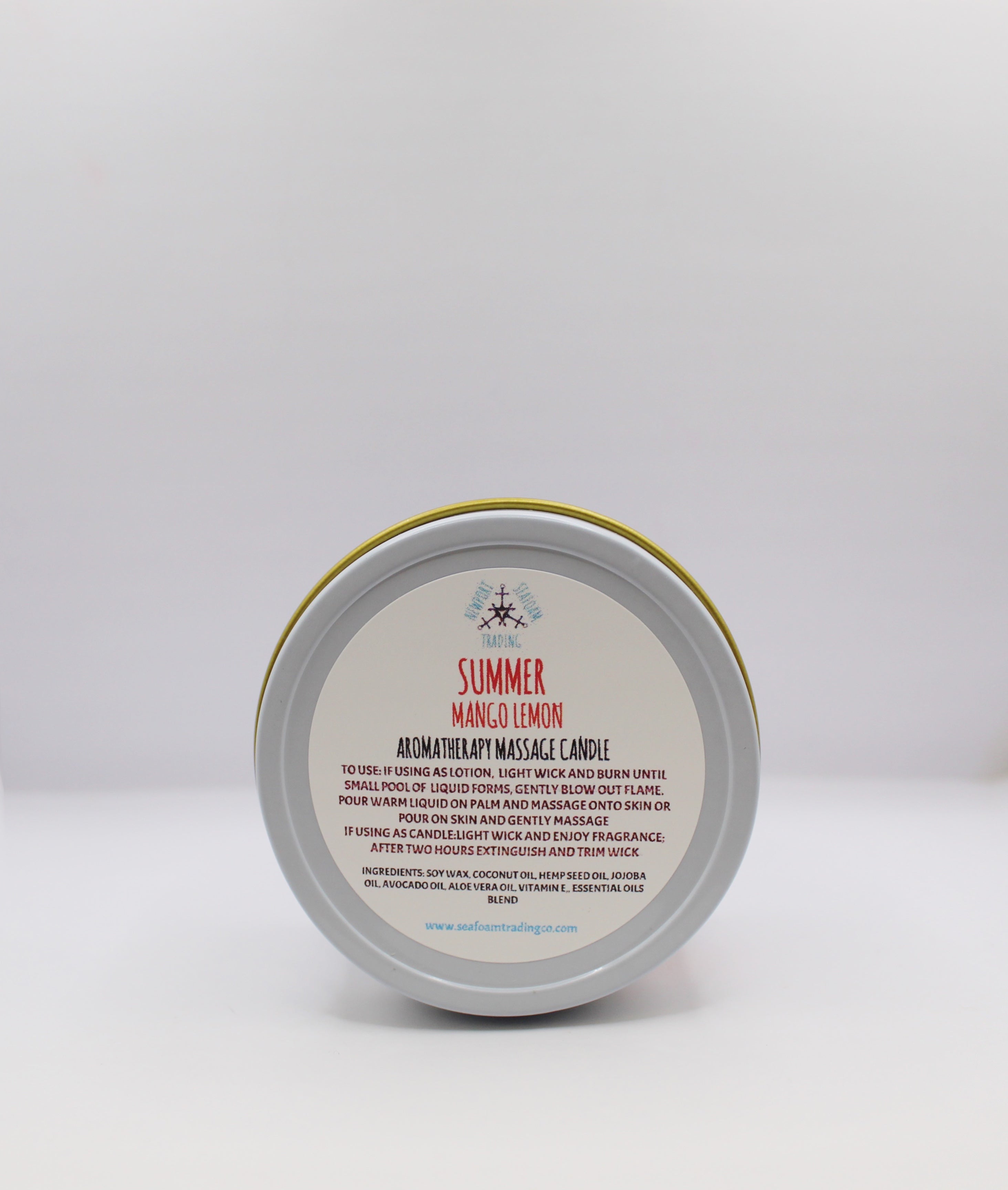 Summer Natural Massage Candle