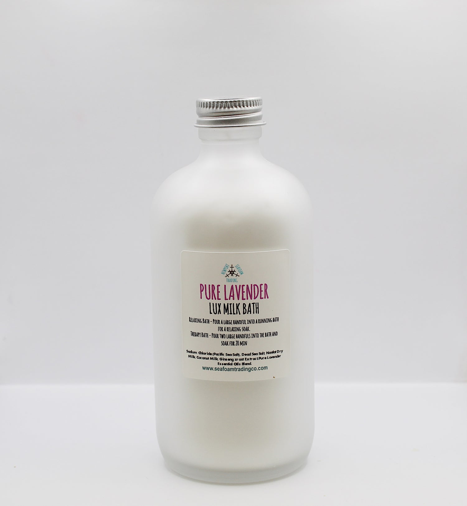 Pure Lavender Organic Handmade Lux Milk Bath