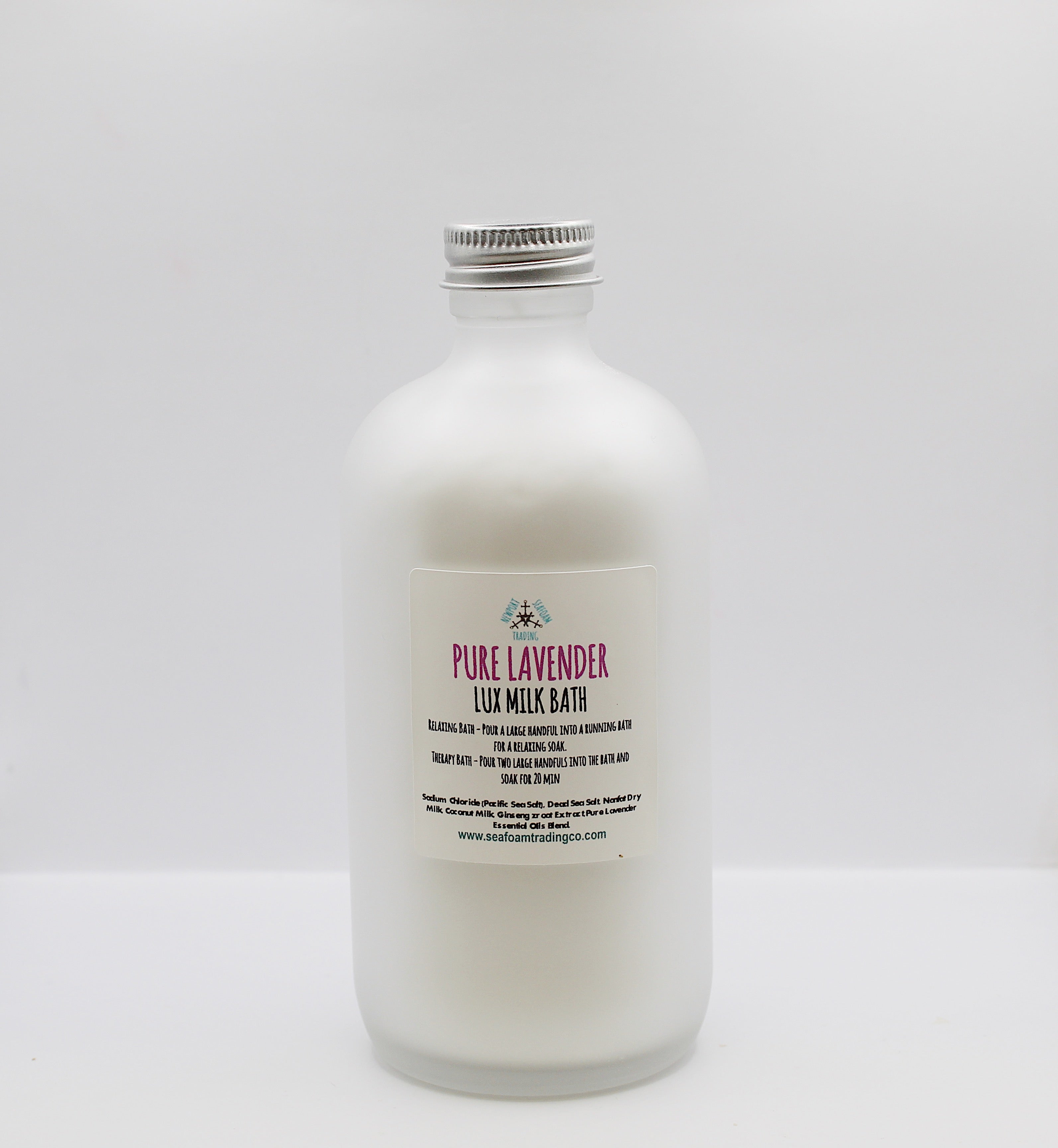 Pure Lavender Organic Handmade Lux Milk Bath