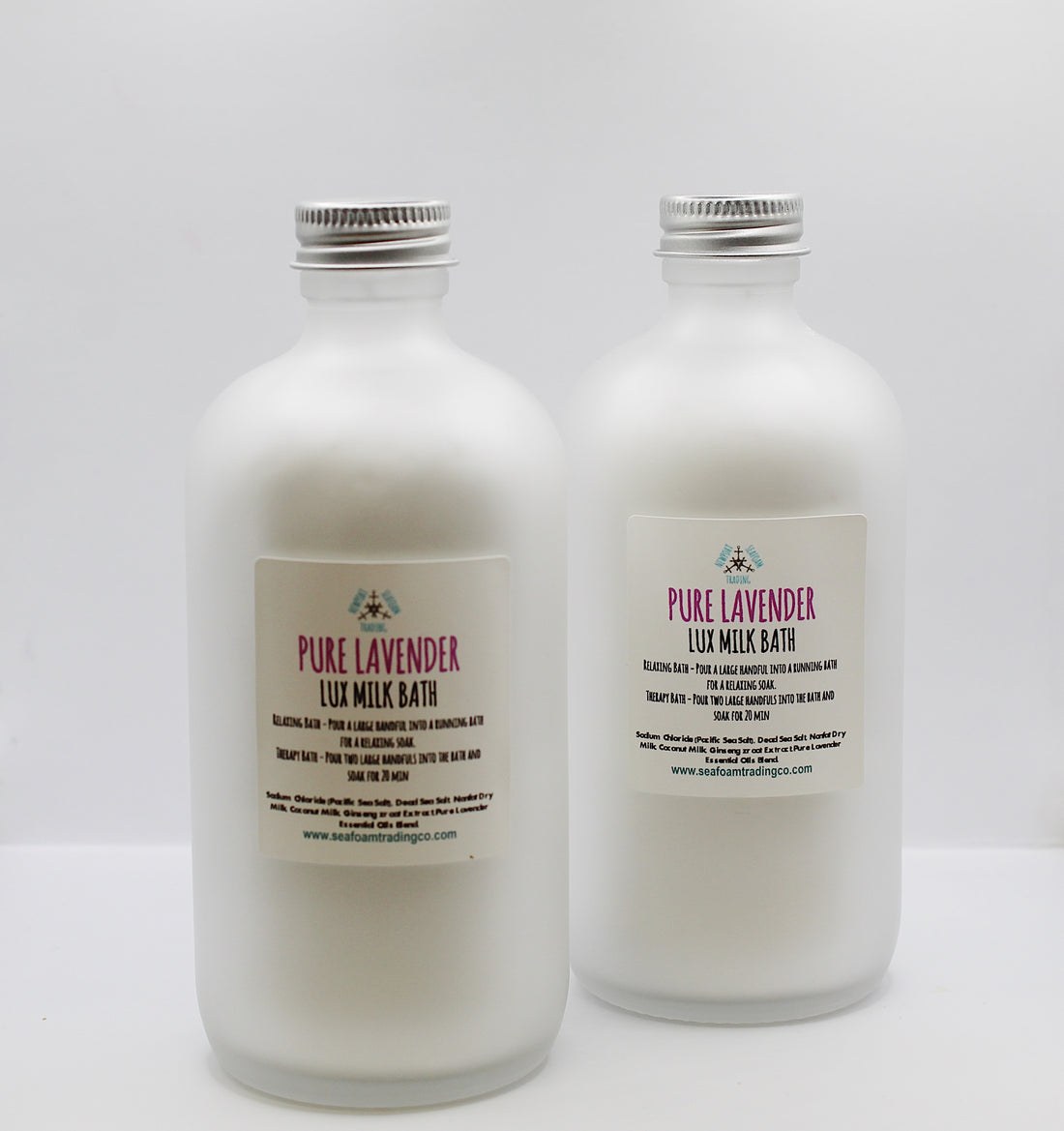 Pure Lavender Organic Handmade Lux Milk Bath