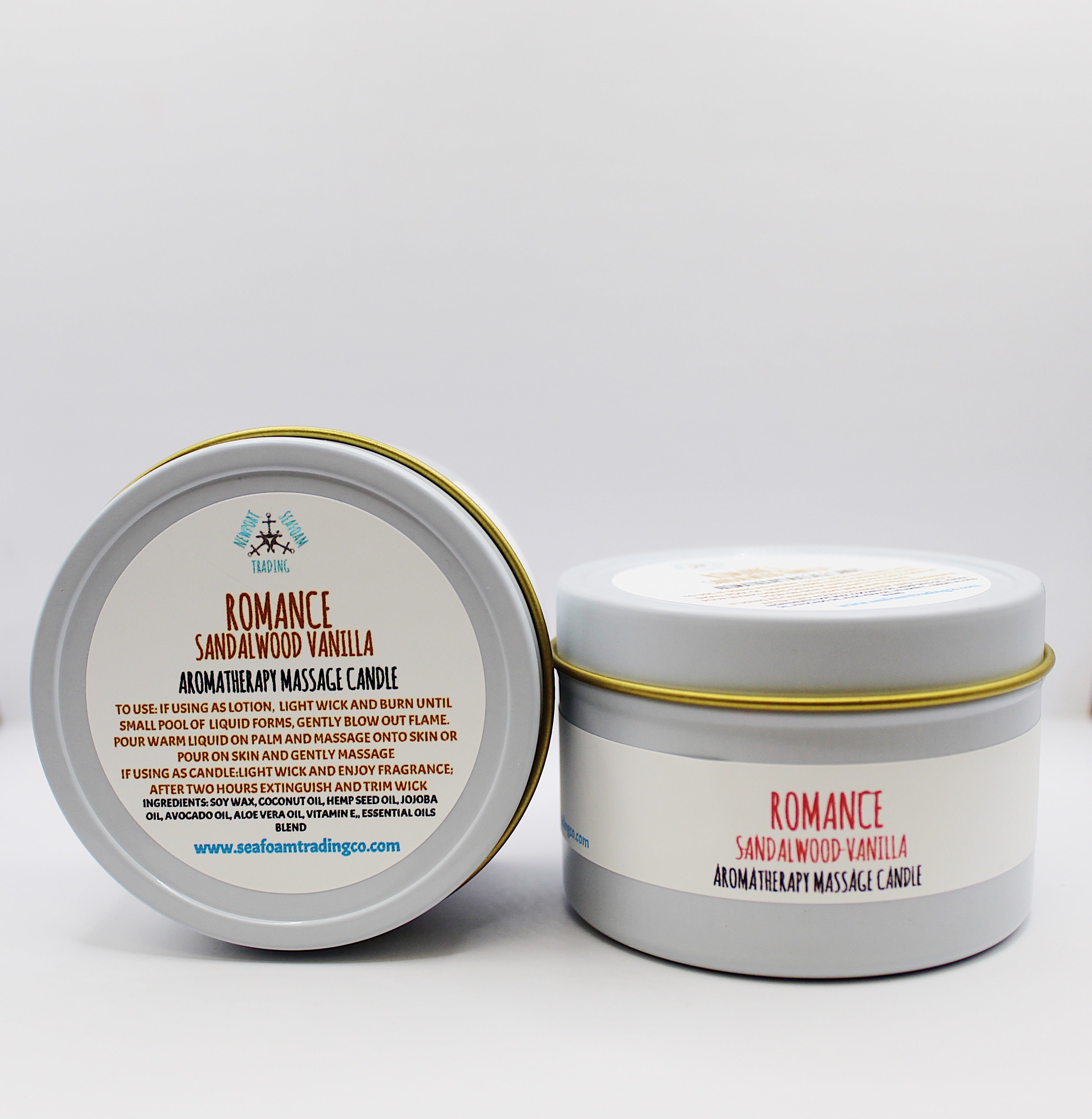 Romance Natural Massage Candle