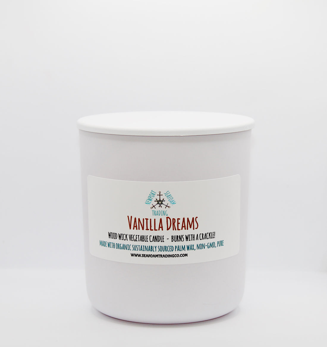 Vanilla Dreams Organic Wood Wick Candle