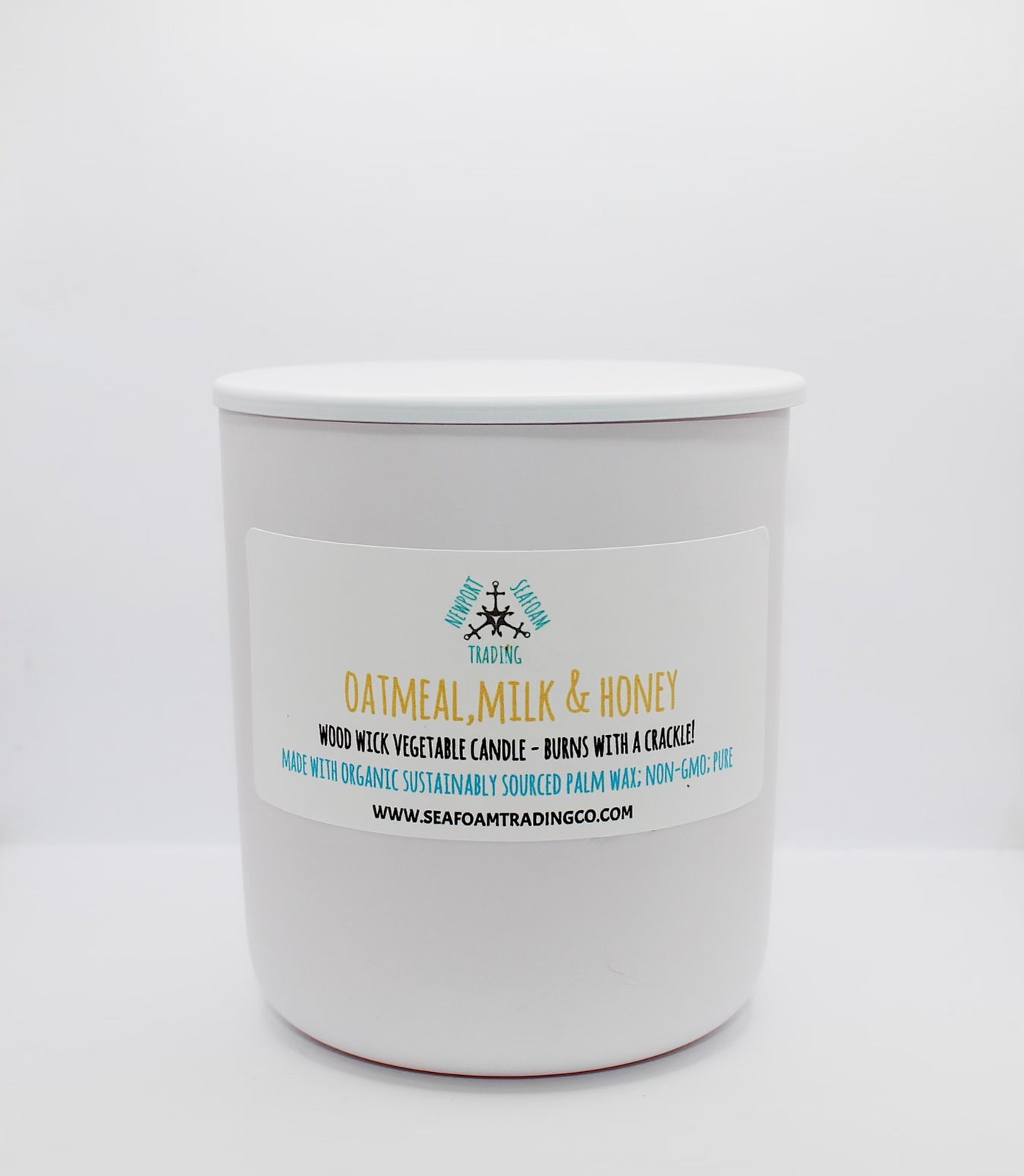 Oatmeal, Milk & Honey Organic Wood Wick Candle