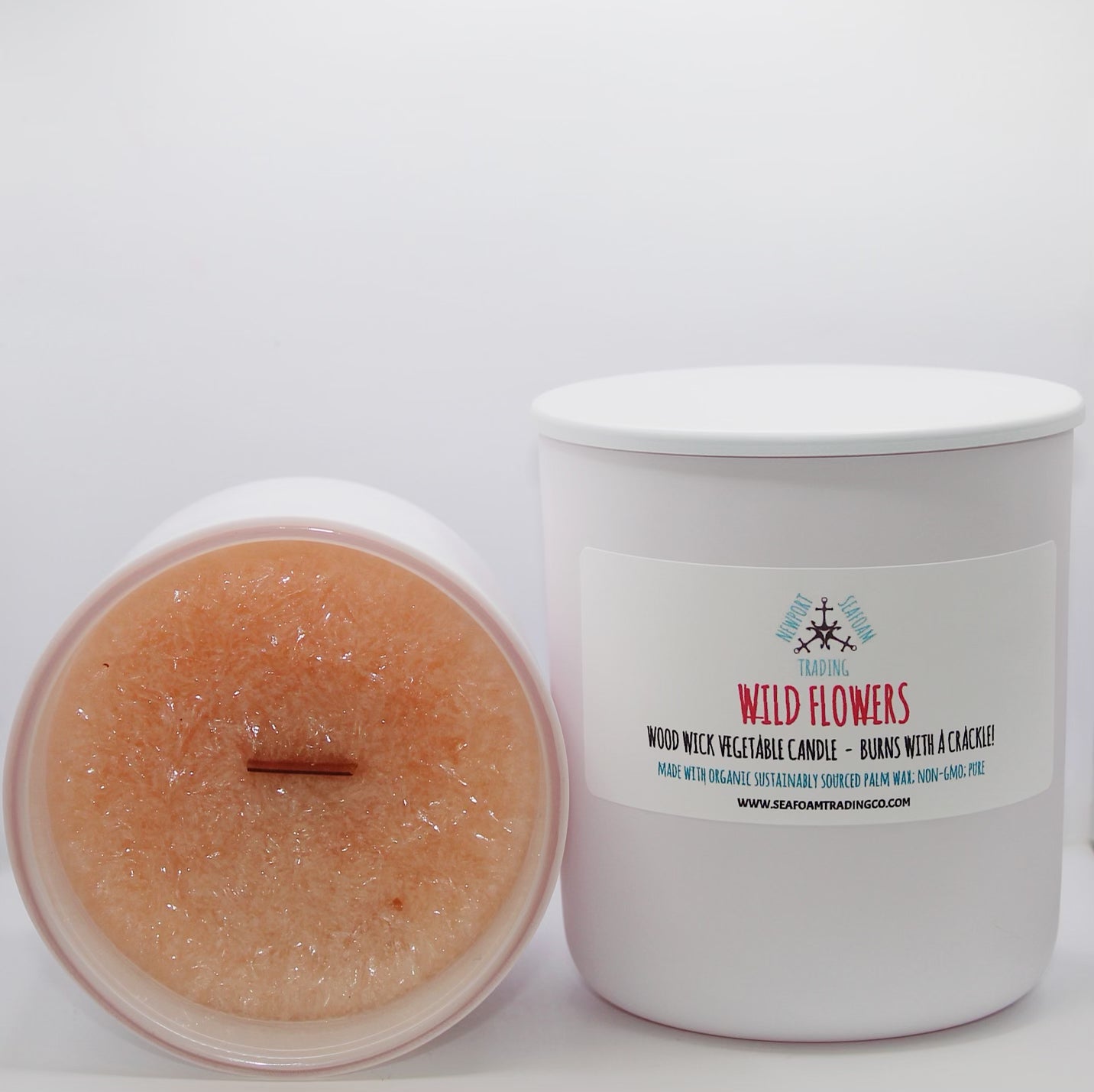 Wildflowers Organic Wood Wick Candle