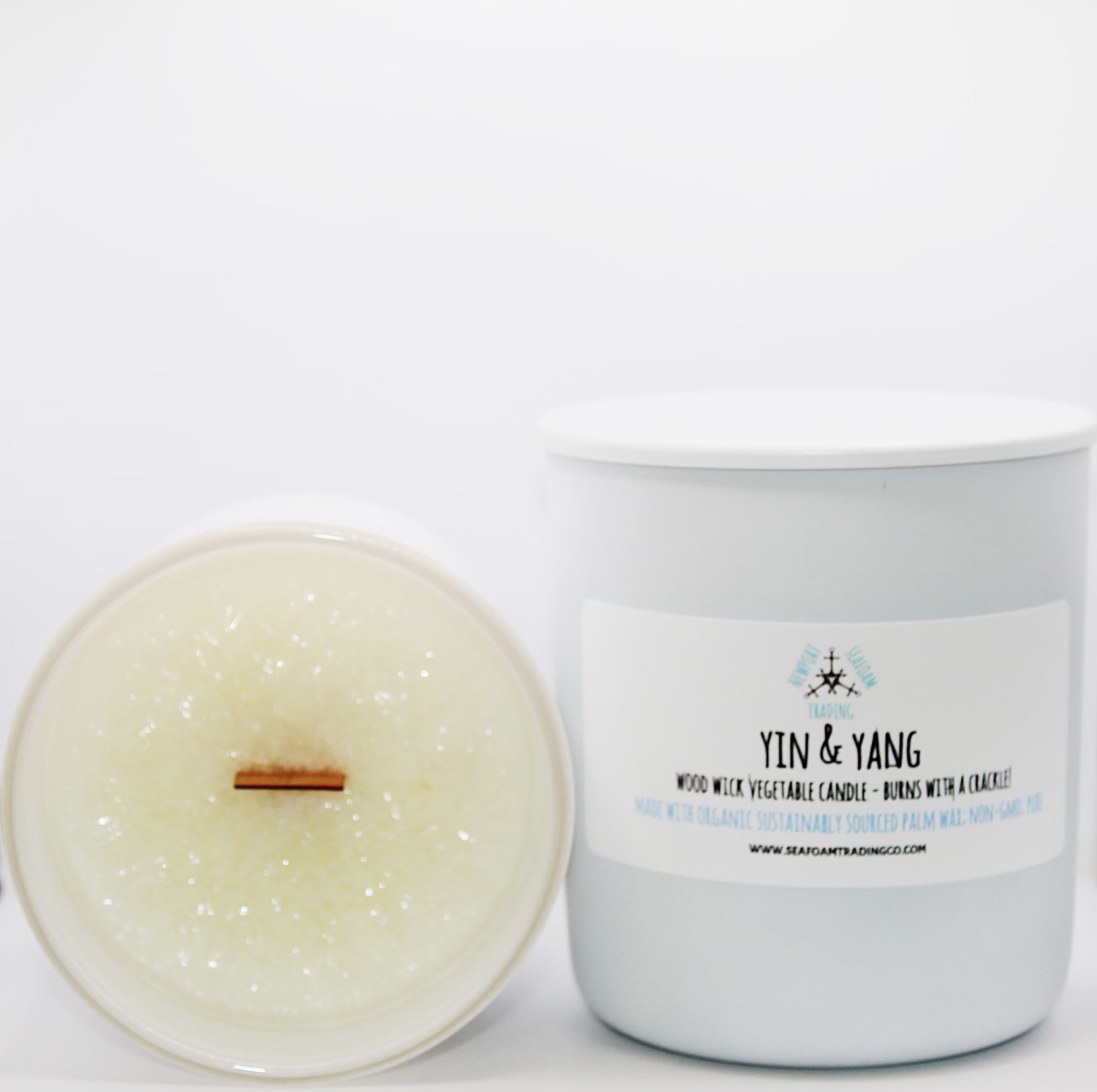 Yin & Yang Organic Wood Wick Candle
