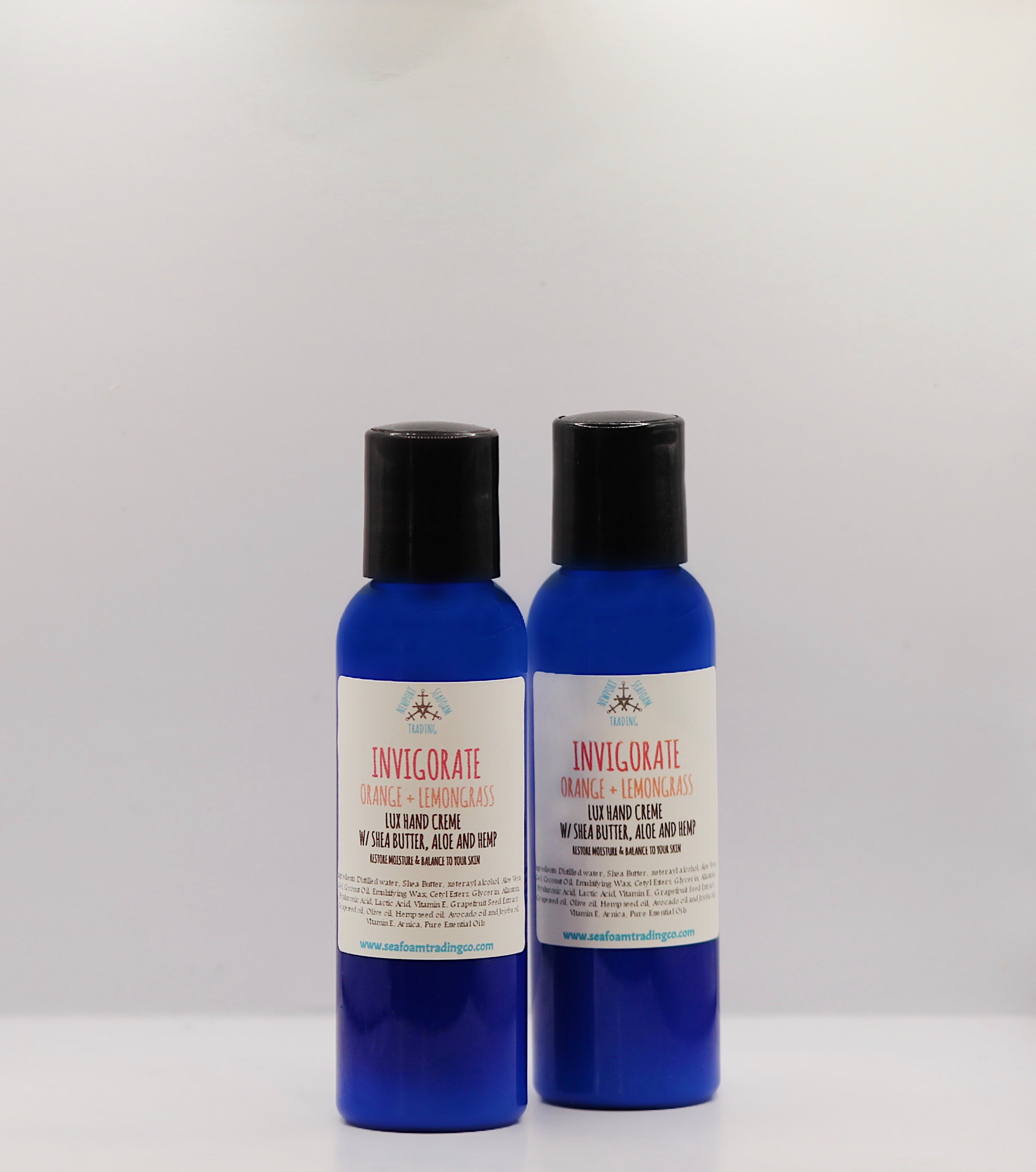 Invigorate- Orange + Lemongrass - Natural Hand Cream