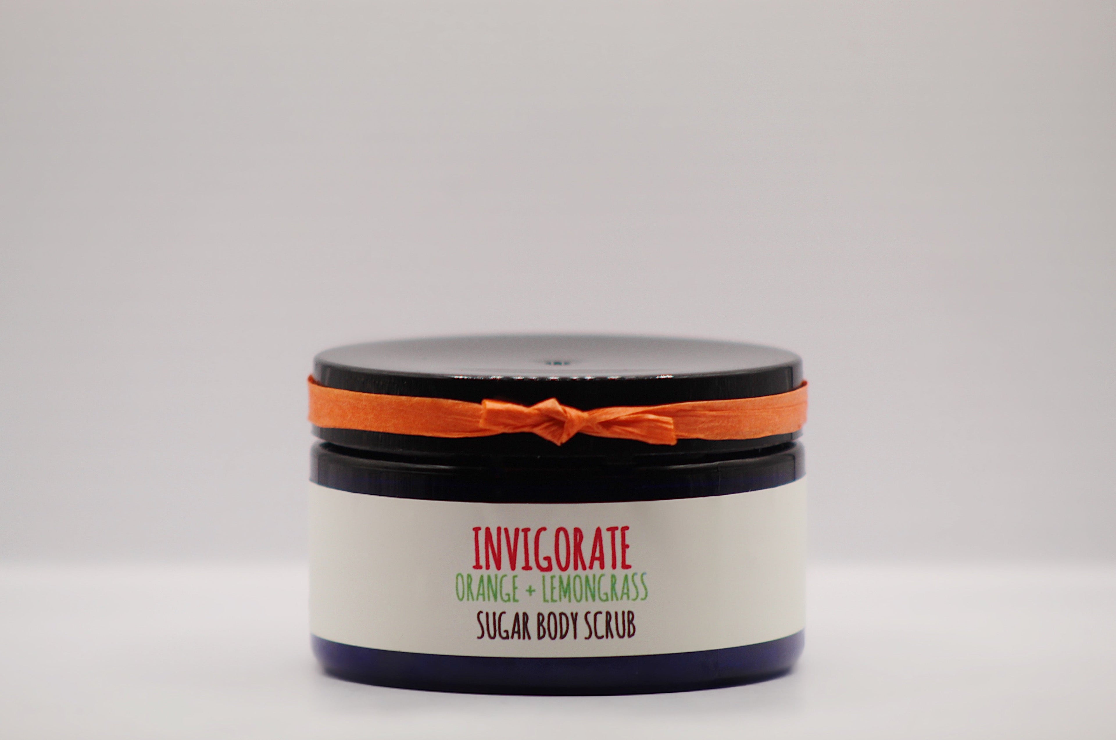 Invigorate- Orange + Lemongrass Organic Handmade Sugar Scrub