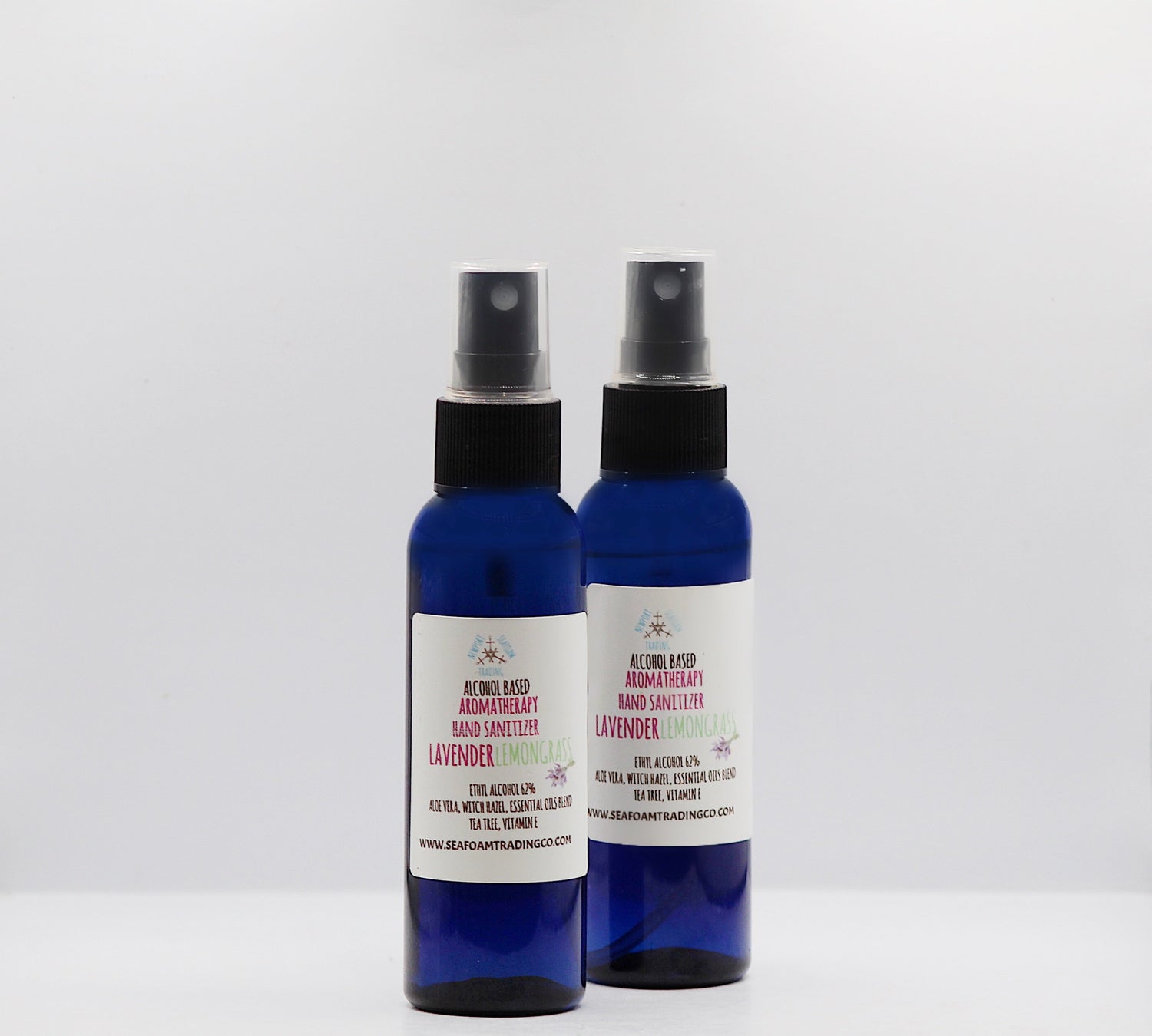 Lavender Lemongrass Natural Aromatherapy Hand Sanitizer