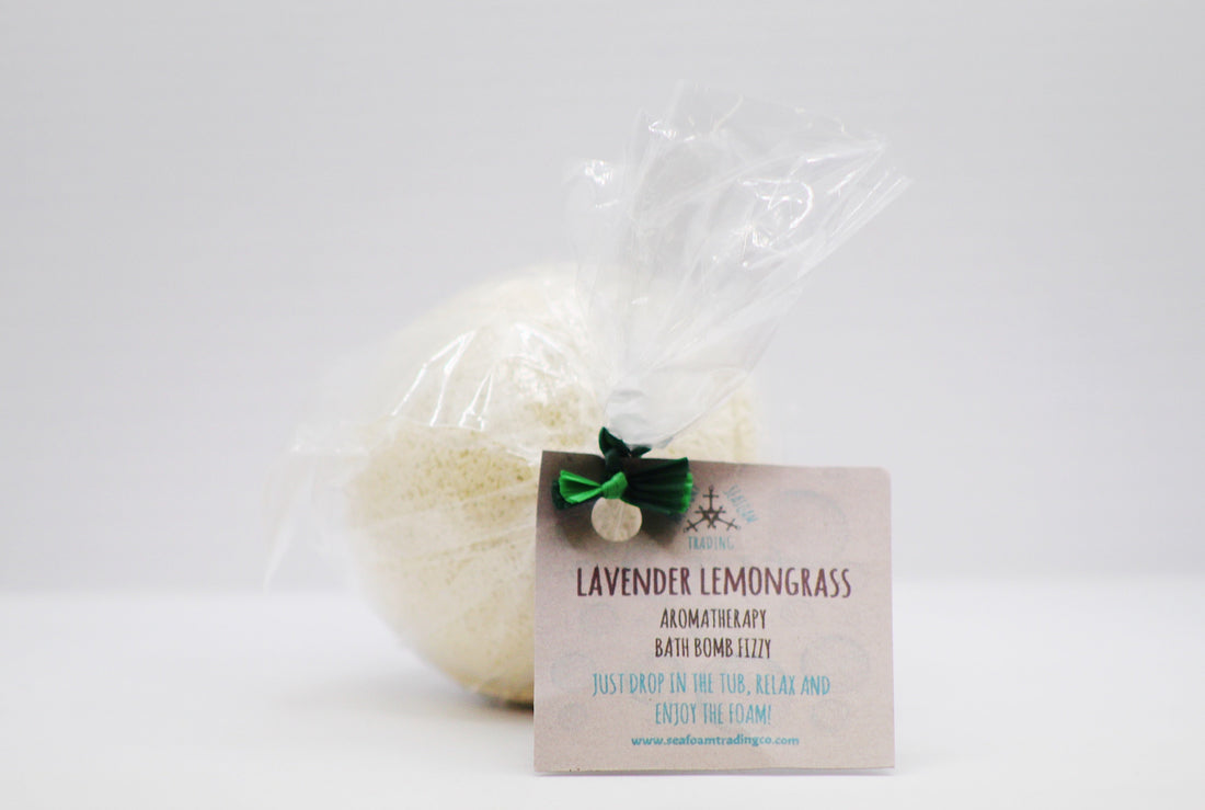 Lavender Lemongrass Bath Bomb Fizzy