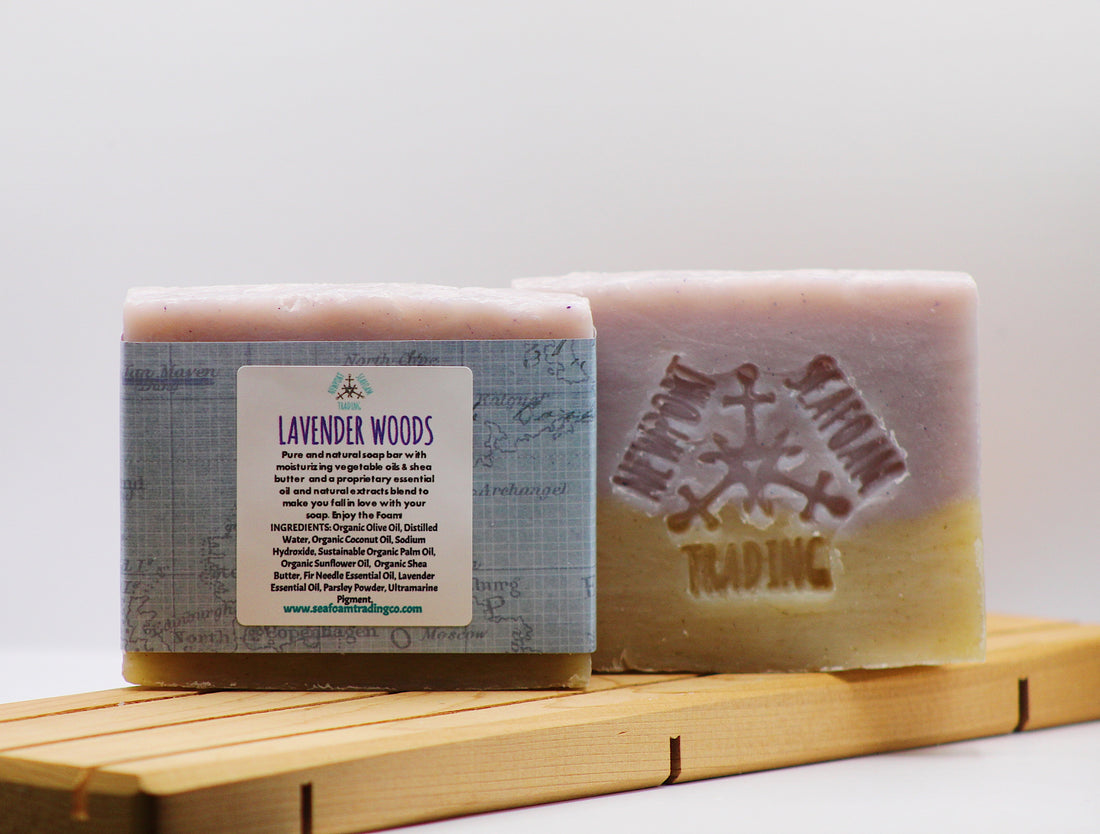Lavender Woods Organic Handmade Soap Bar