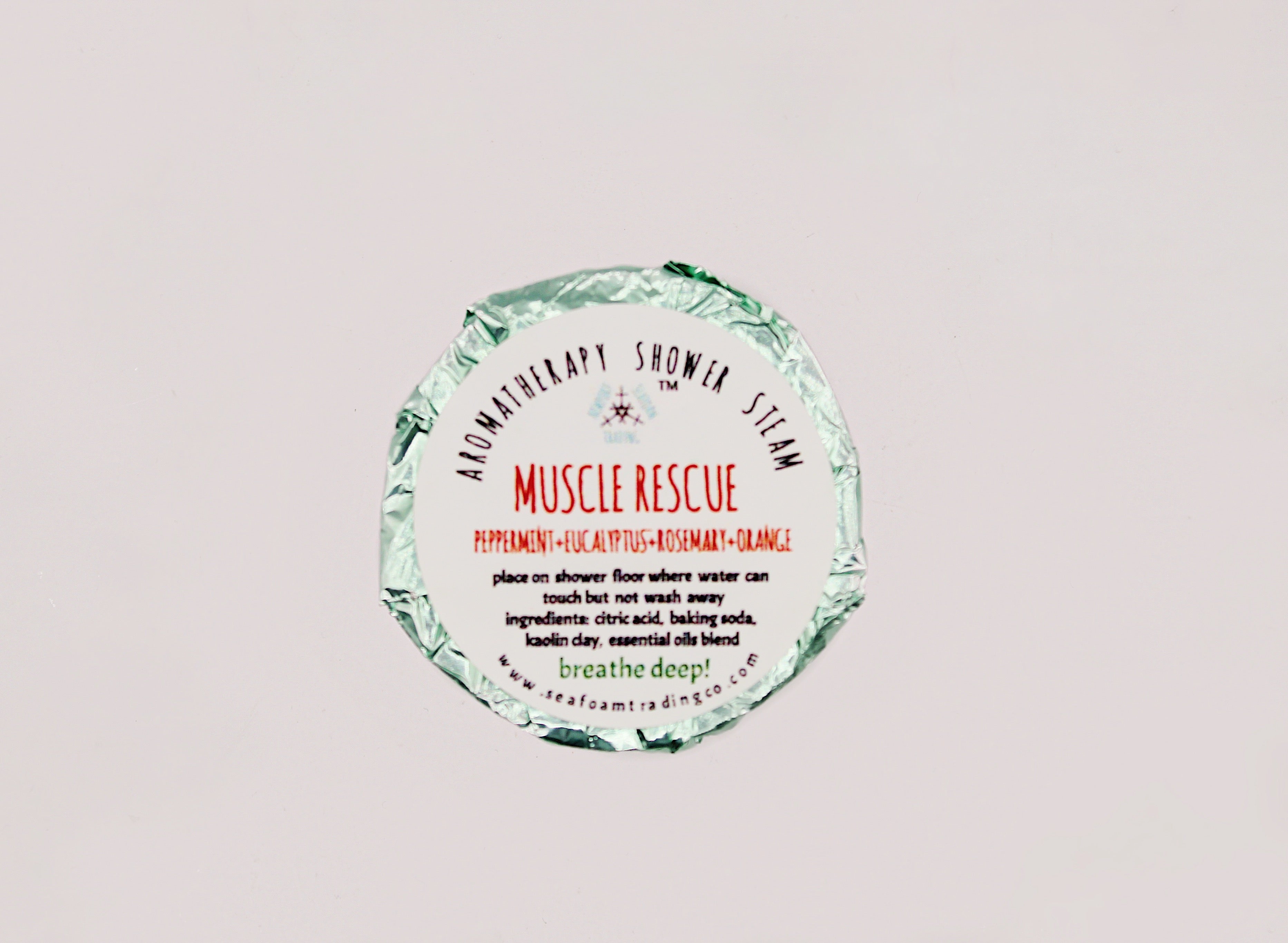 Muscle Rescue Organic Handmade Shower Steam