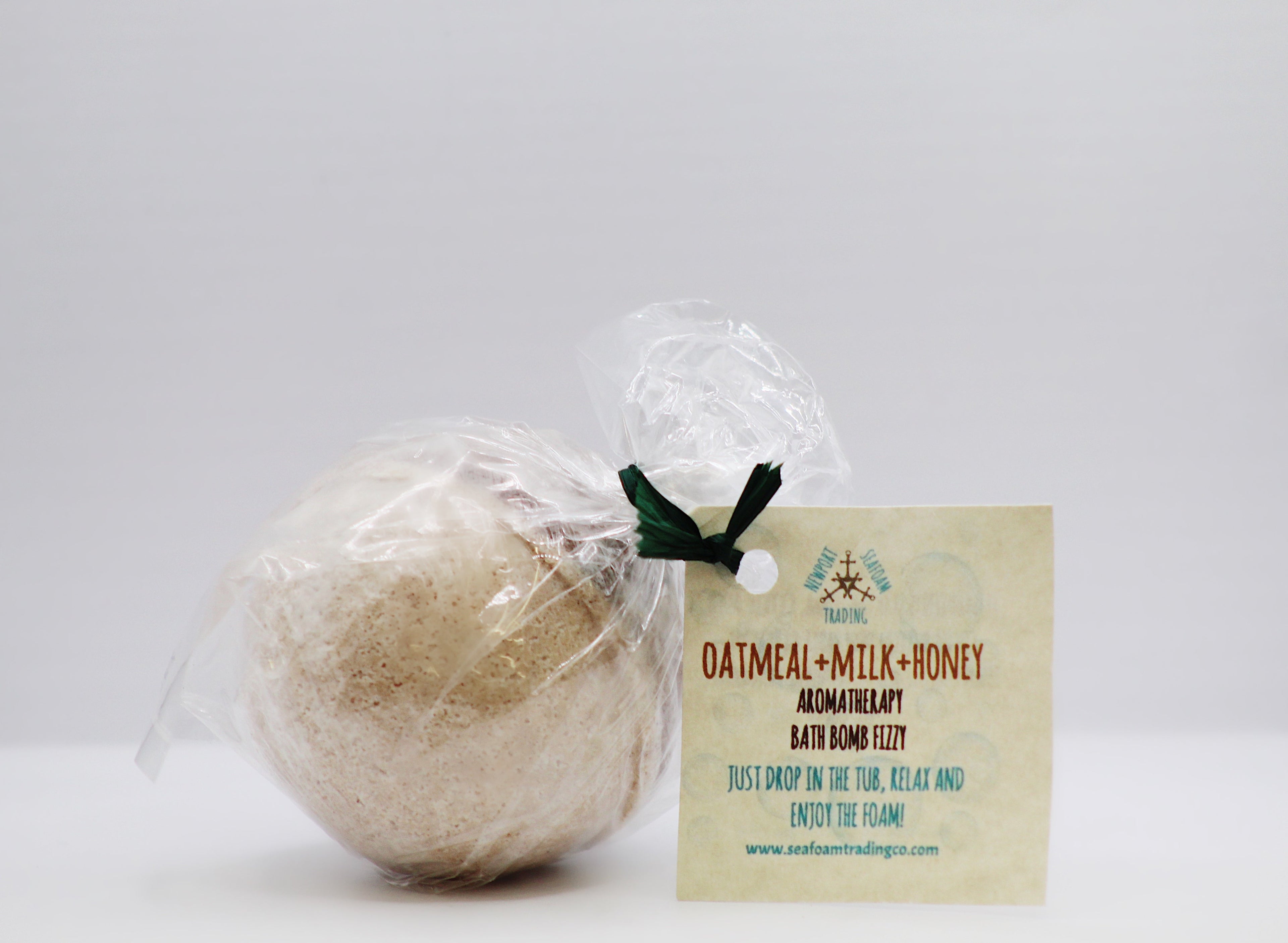 Oatmeal, Milk and Honey Organic Handmade Bath Bomb