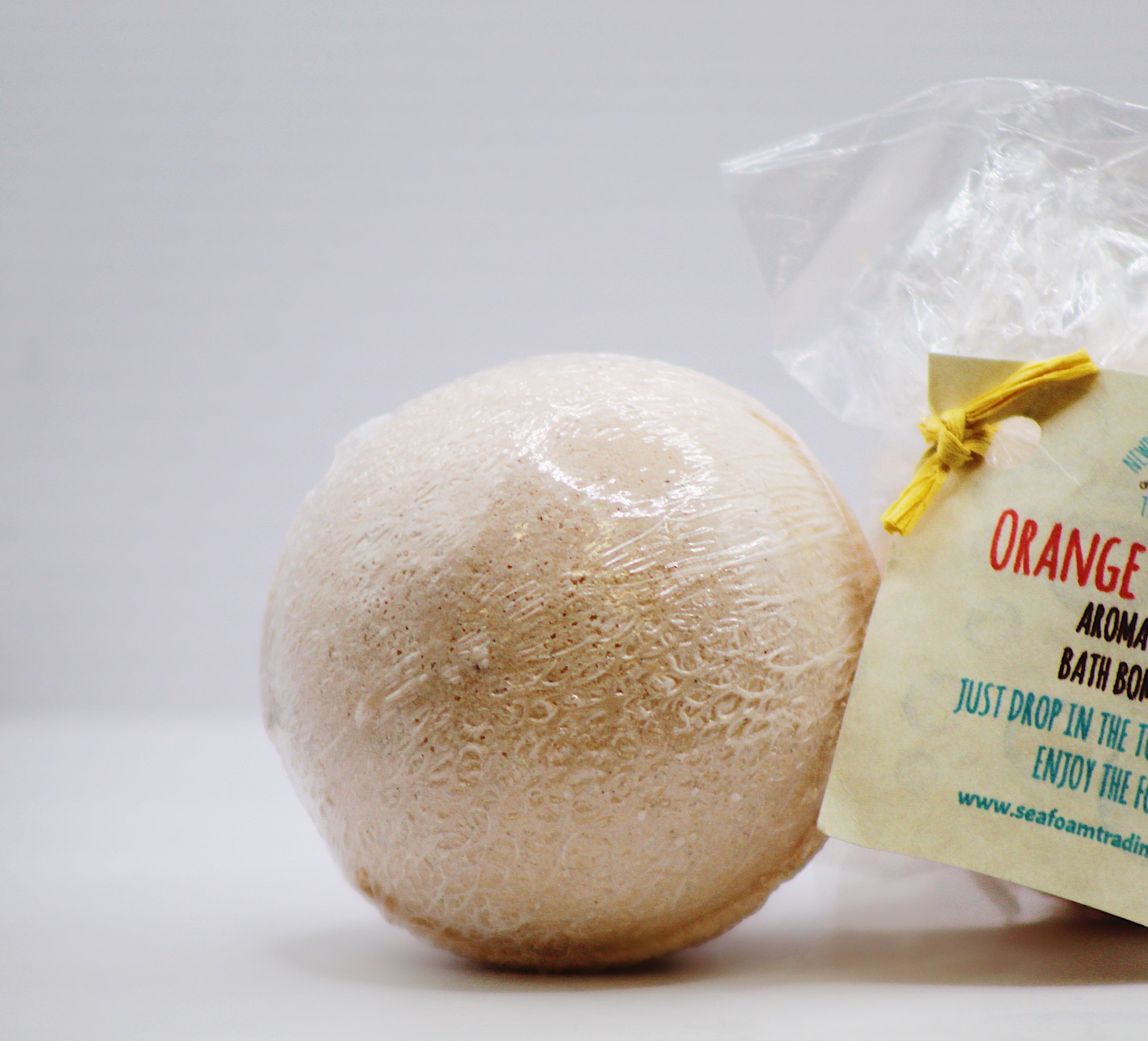Orange Sunrise Organic Handmade Bath Bomb
