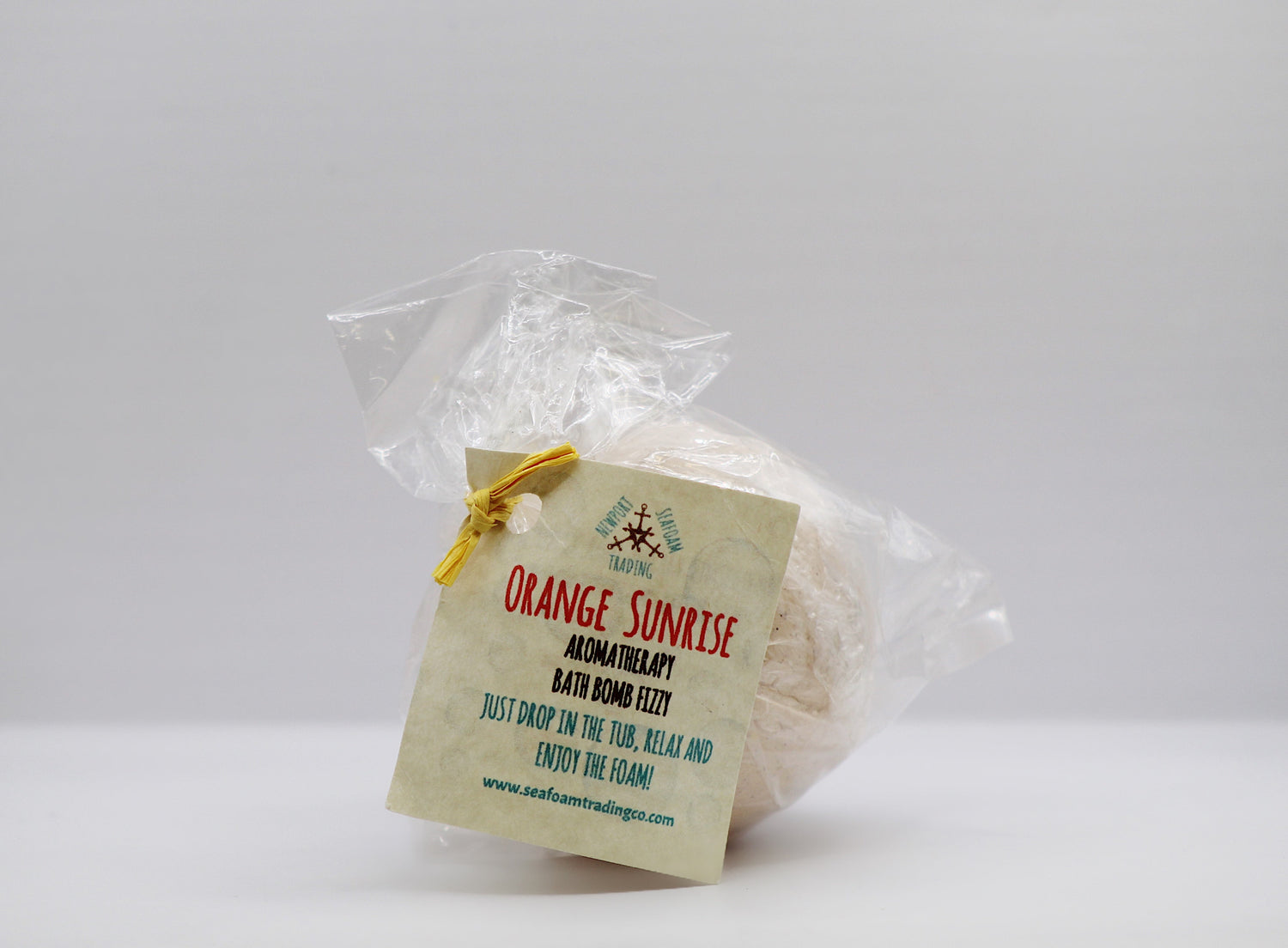 Orange Sunrise Organic Handmade Bath Bomb