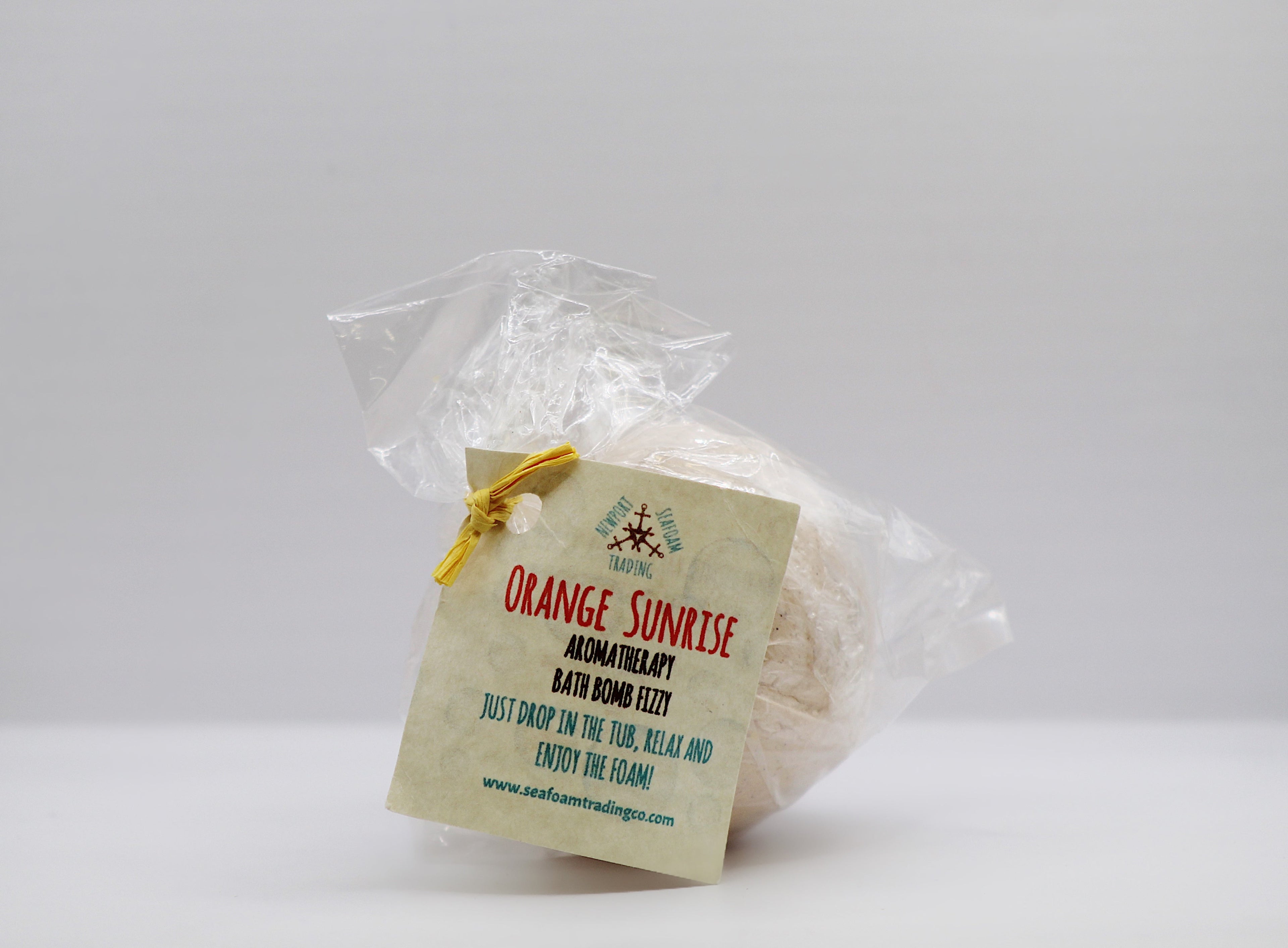 Orange Sunrise Organic Handmade Bath Bomb