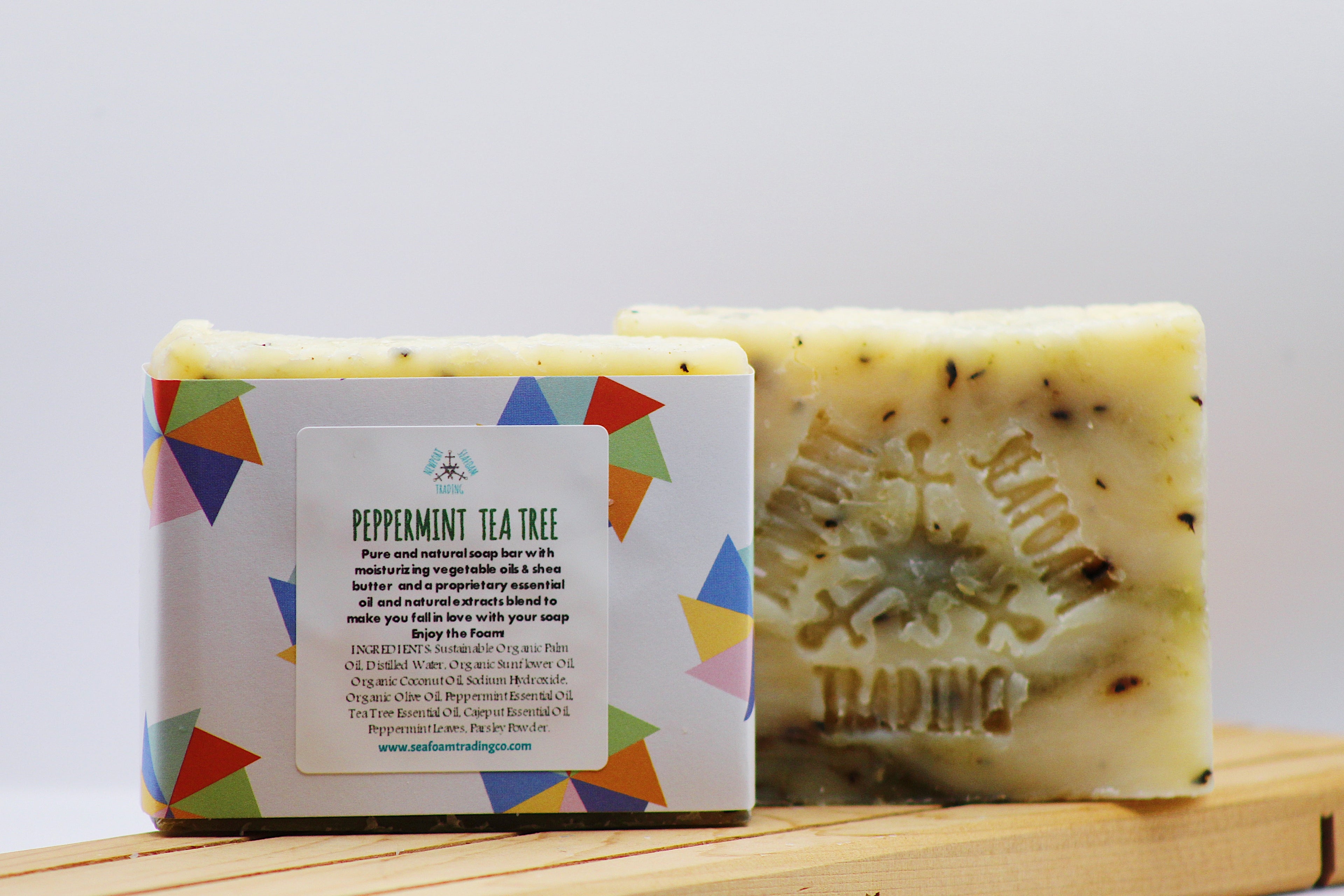 Peppermint Tea Tree Organic Handmade Soap Bar