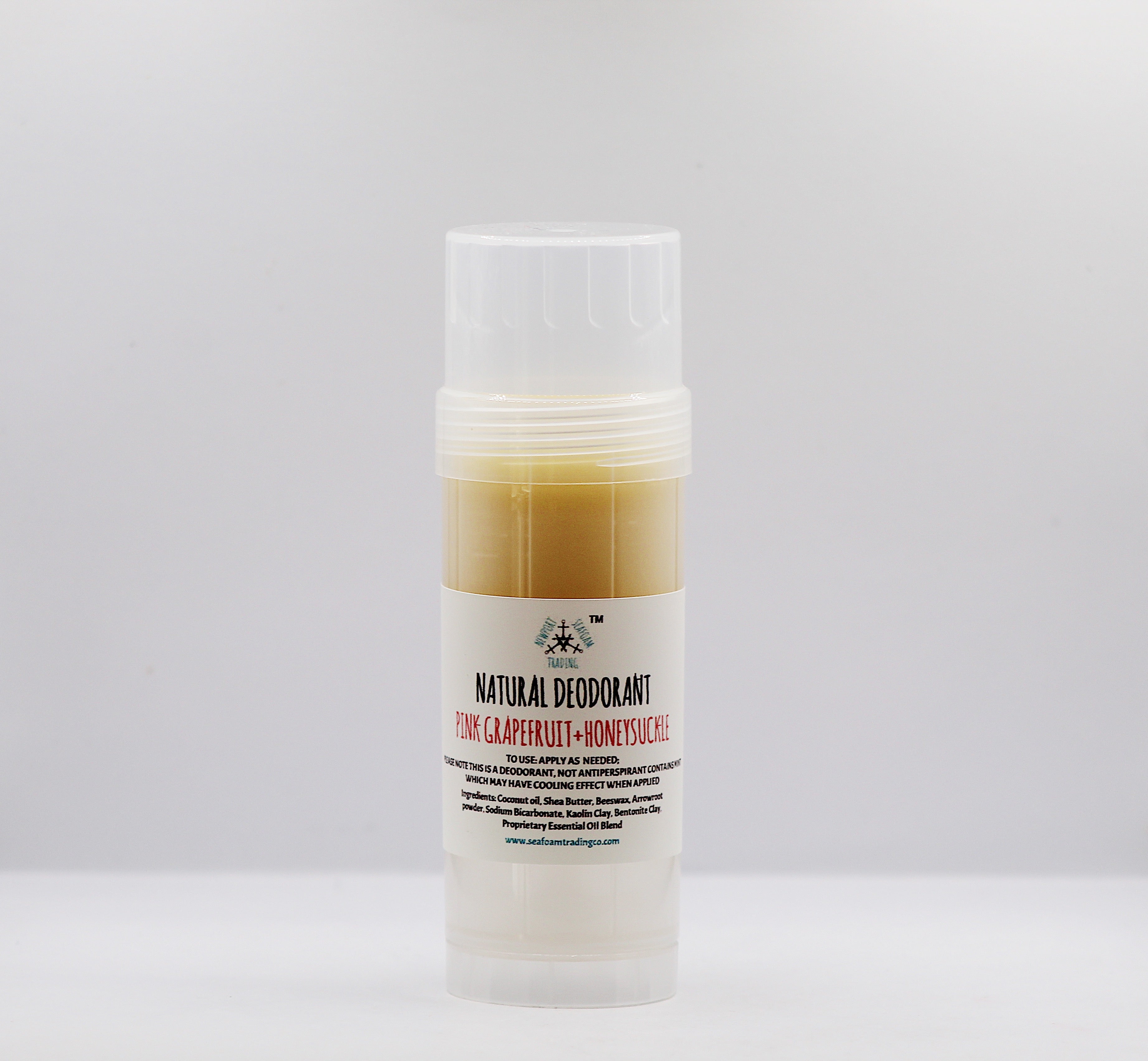 Pink Grapefruit Honeysuckle Natural Deodorant