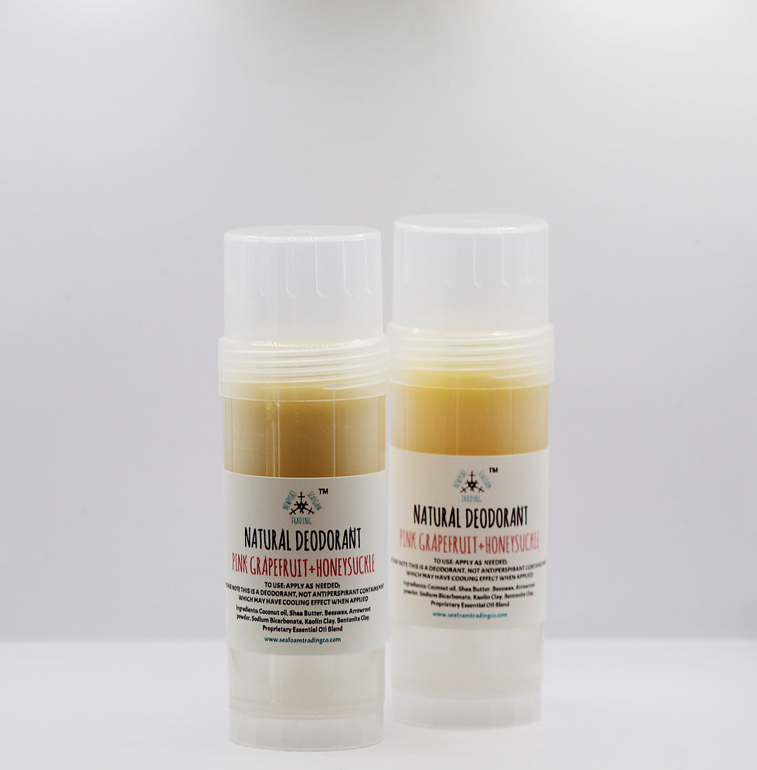 Pink Grapefruit Honeysuckle Natural Deodorant