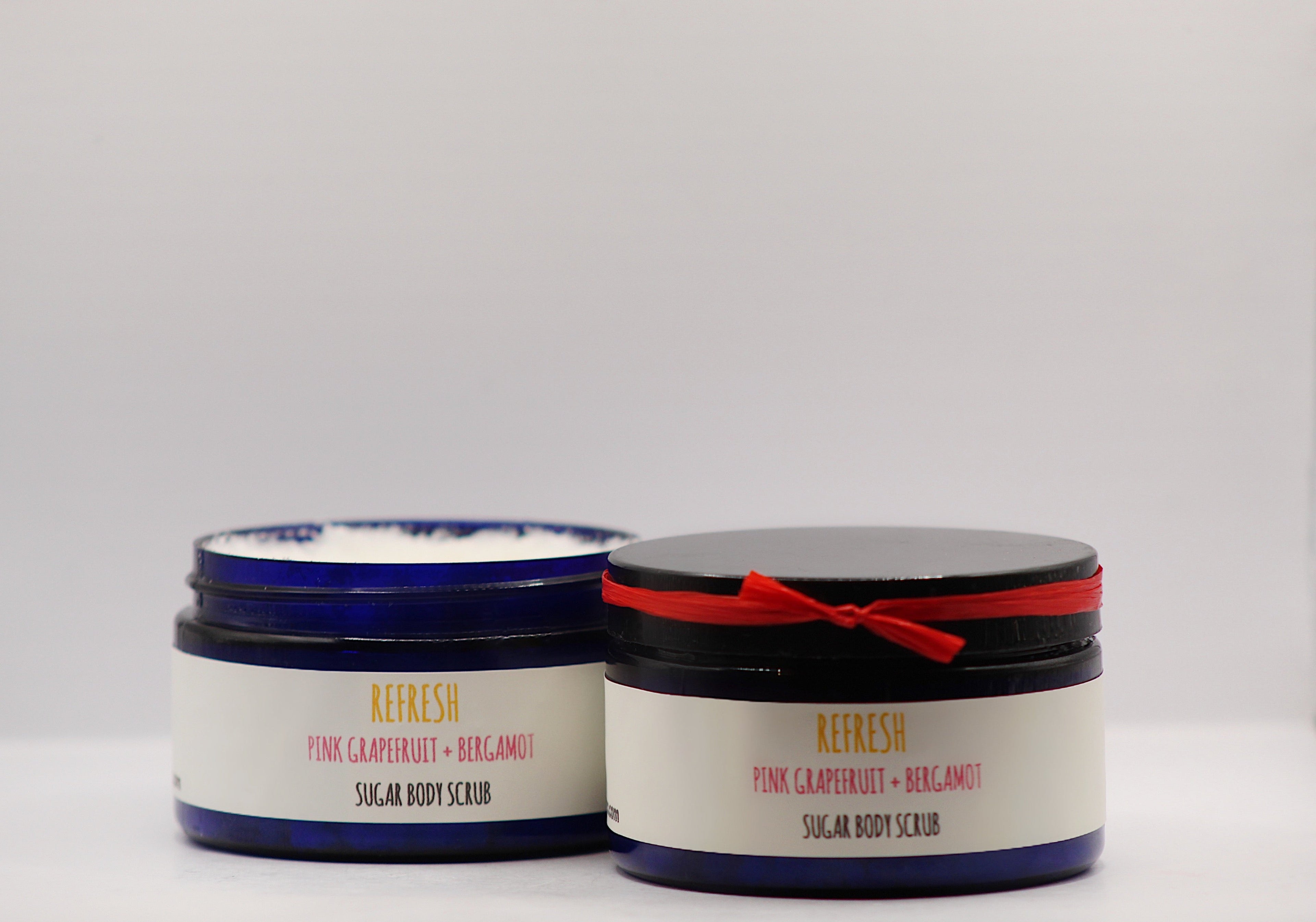 Refresh- Pink Grapefruit + Bergamot Organic Handmade Sugar Scrub