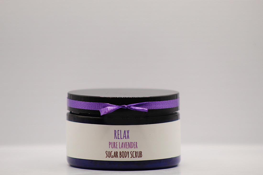 Relax - Pure Lavender Organic Handmade Sugar Scrub