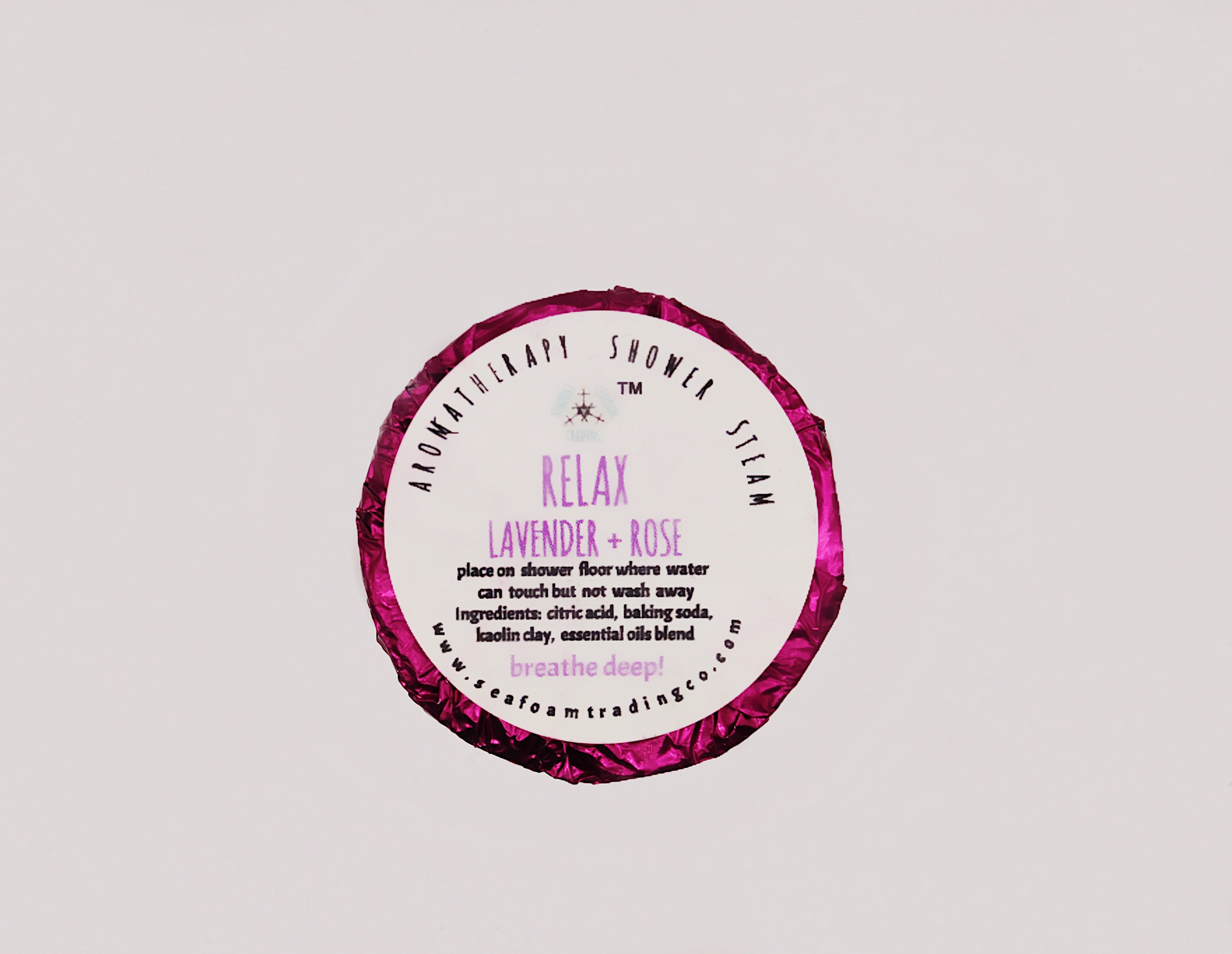 Relax Organic Handmade Shower Steam