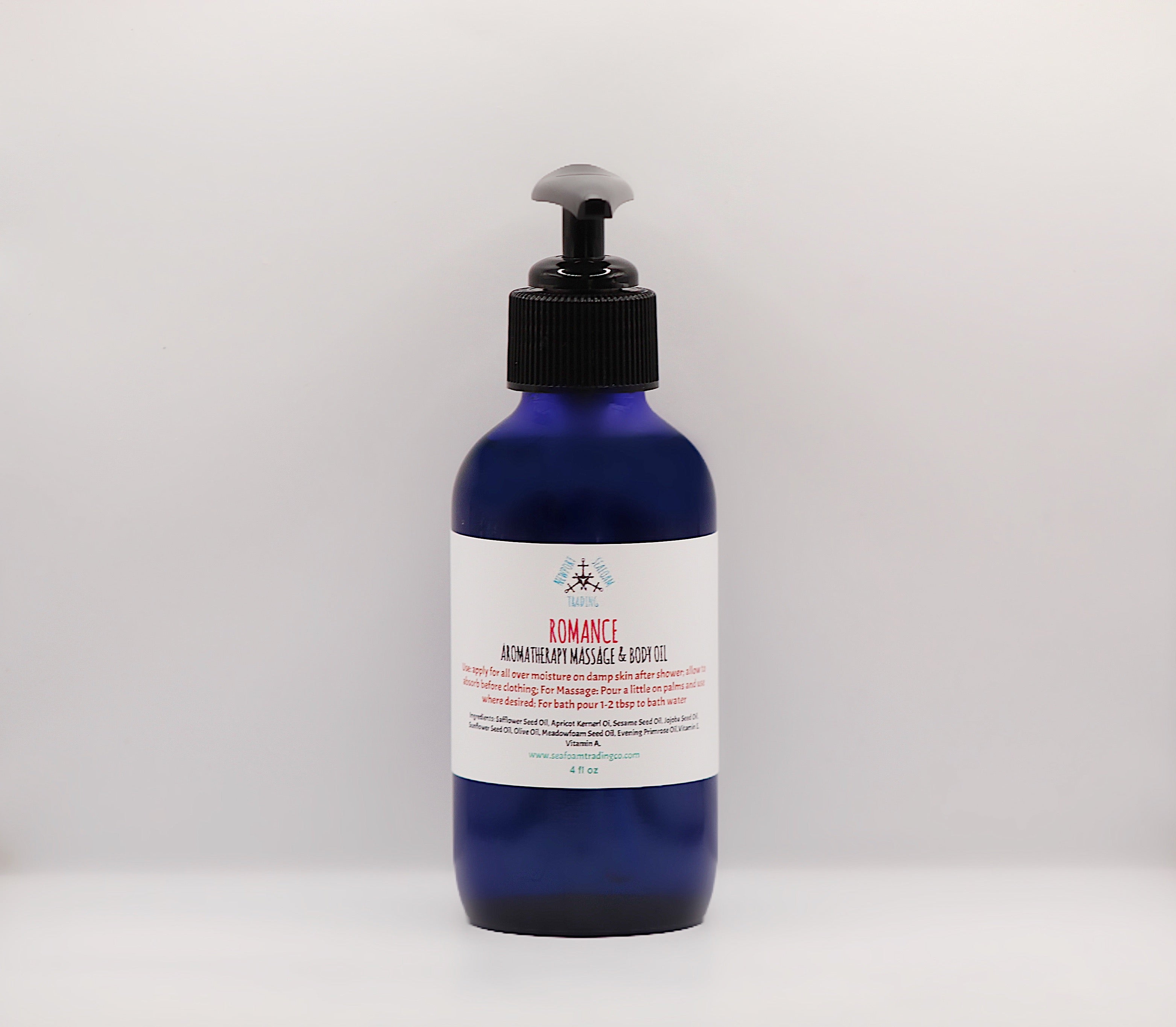 Romance - Sandalwood Vanilla Organic Handmade Massage and Body OIl