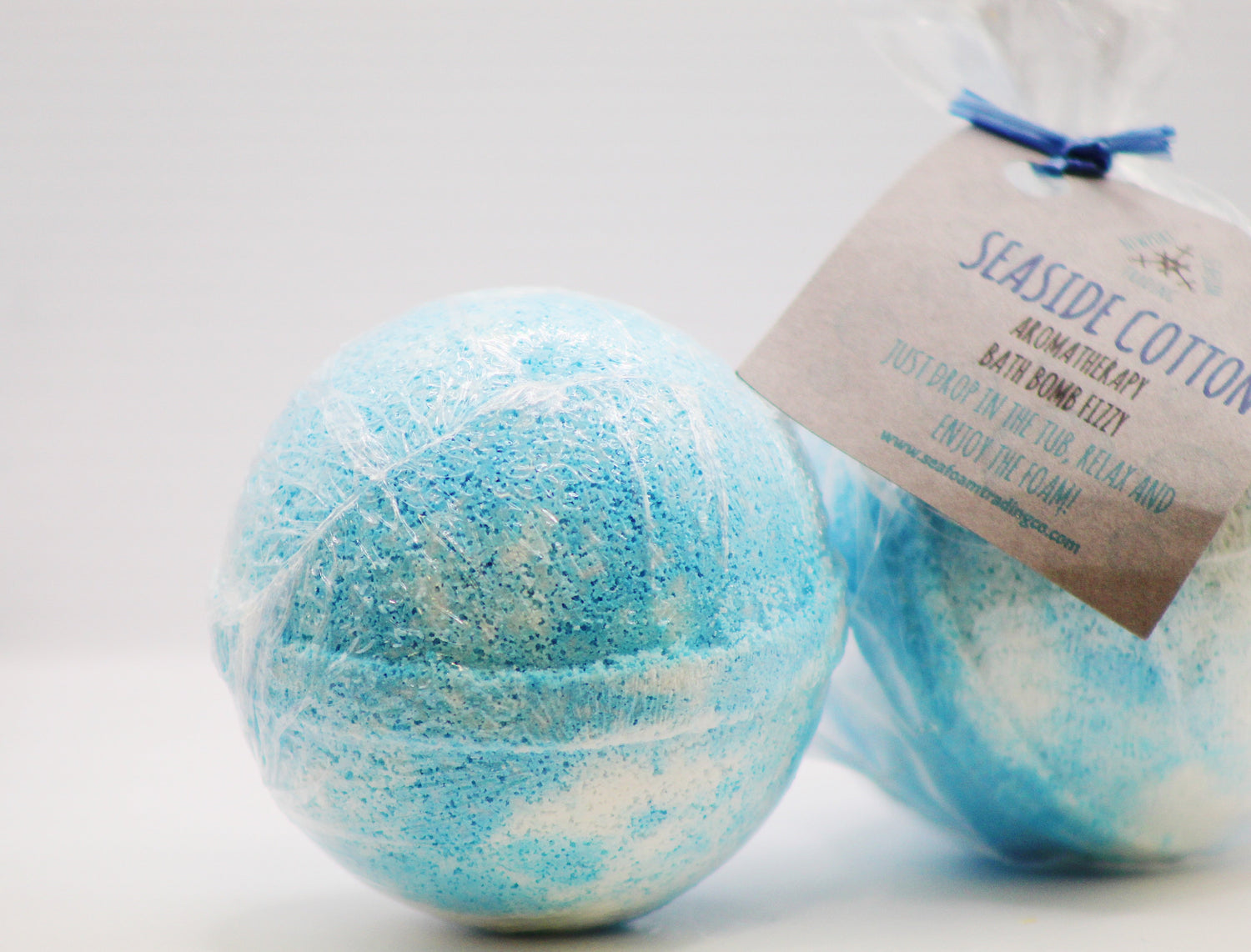 Seaside Cotton Organic Handmade Bath Bomb
