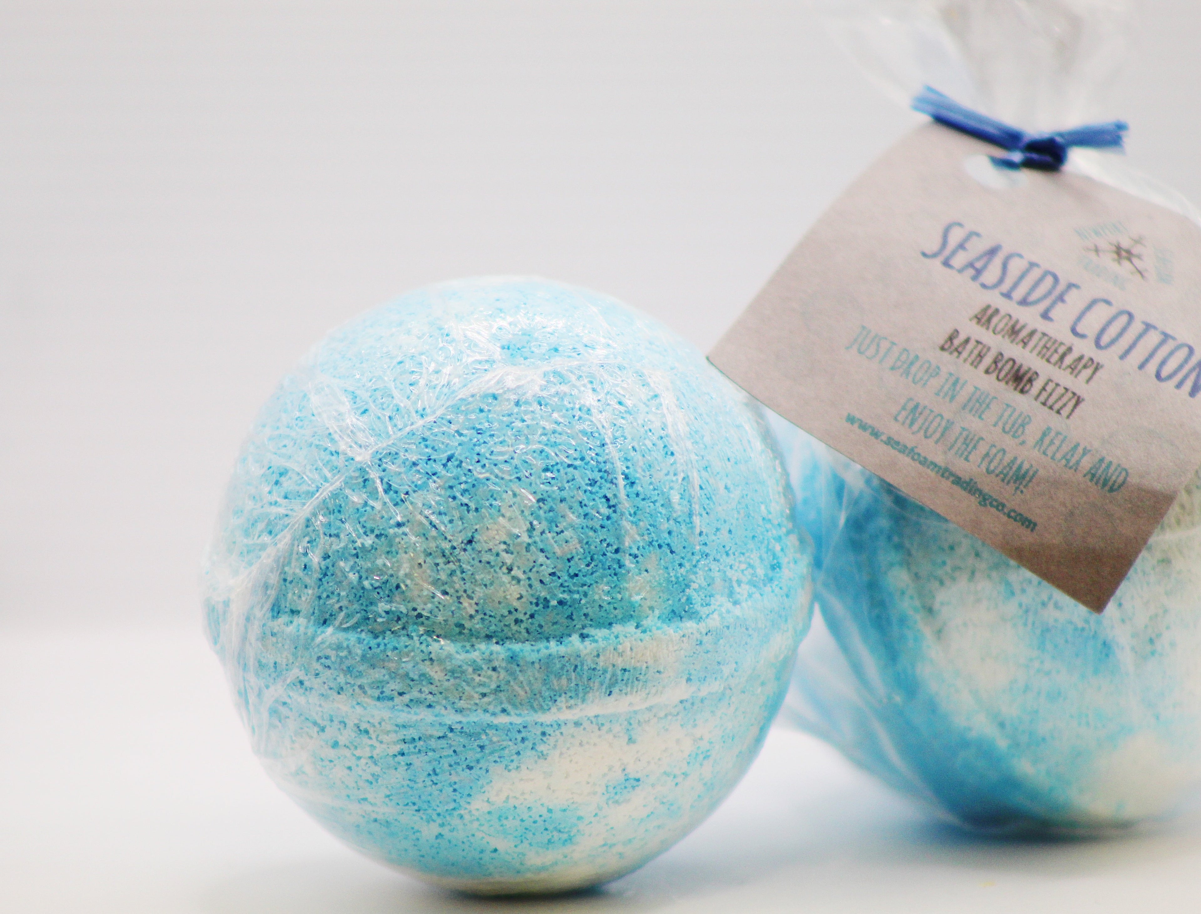 Seaside Cotton Organic Handmade Bath Bomb