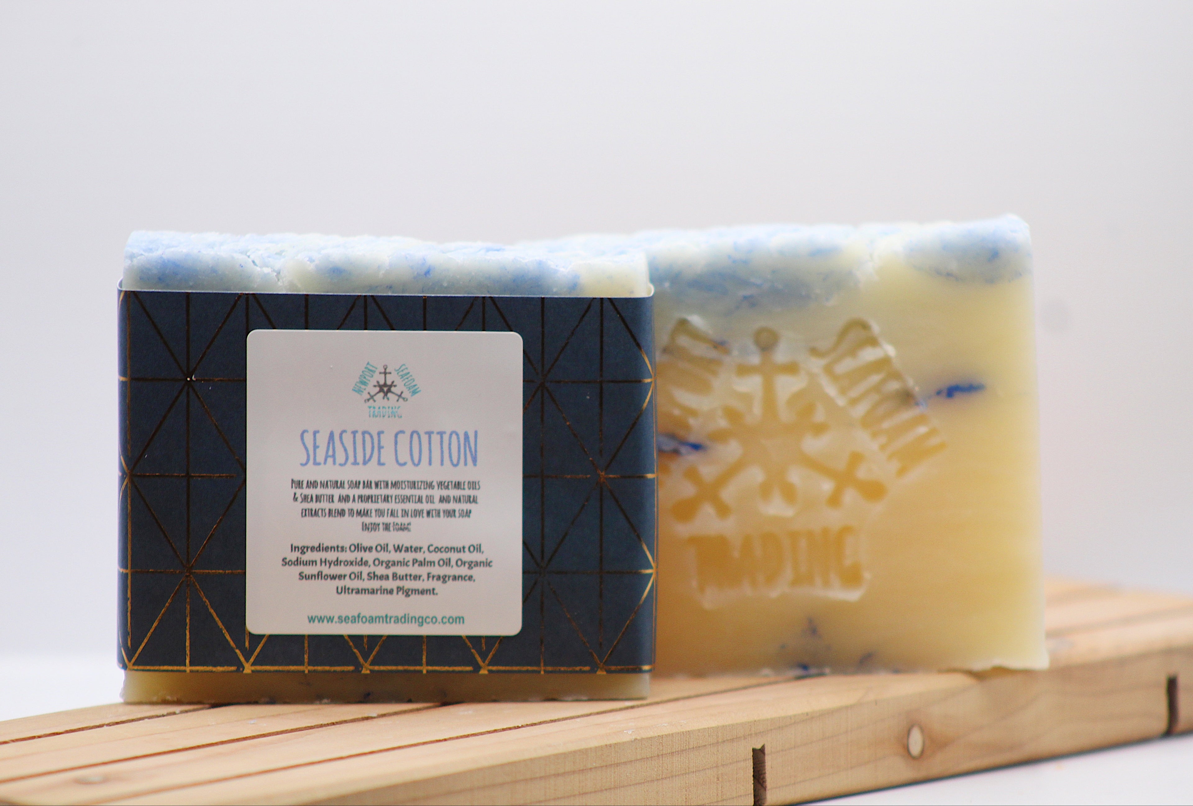 Seaside Cotton Organic Handmade Soap Bar