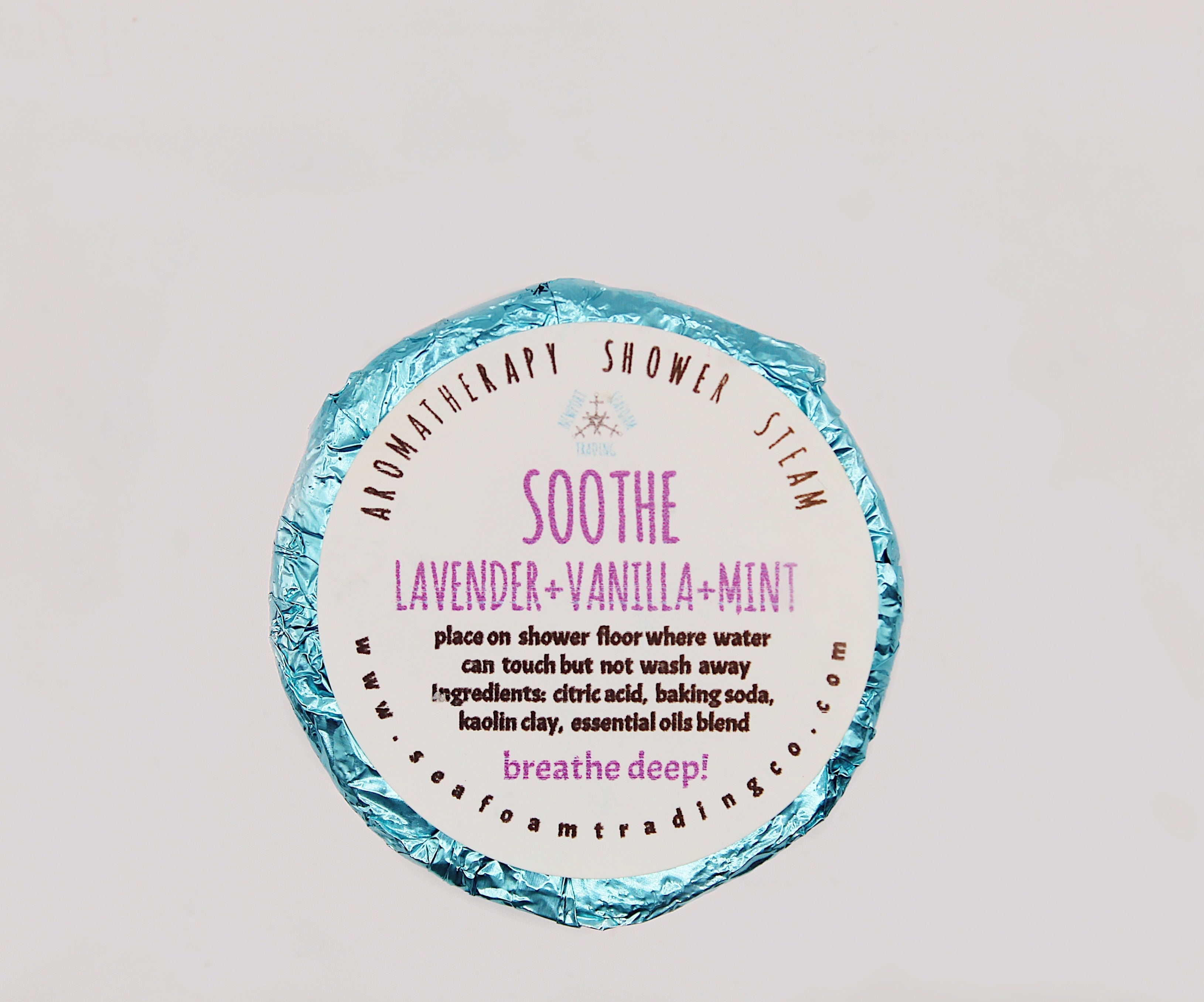 Soothe Organic Handmade Shower Steam