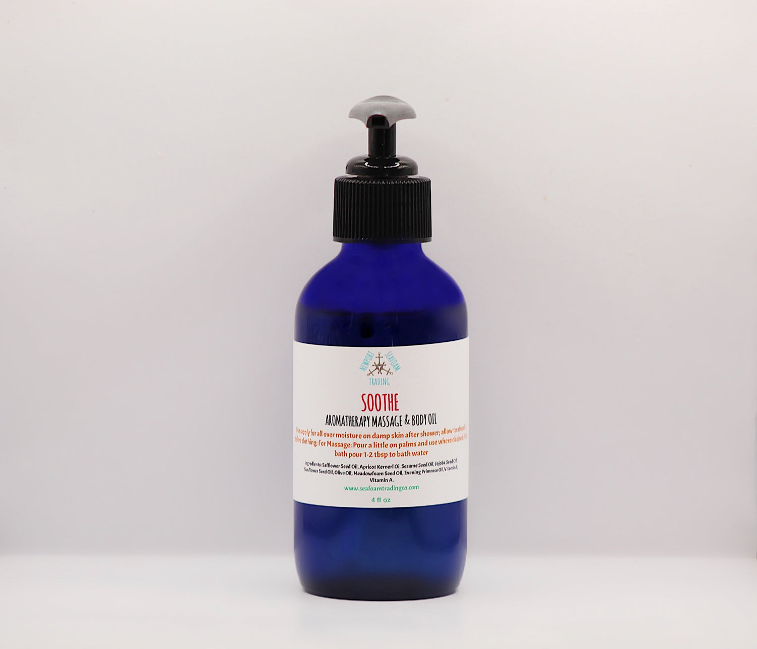 Soothe - Lavender Vanilla Organic Handmade Massage and Body OIl