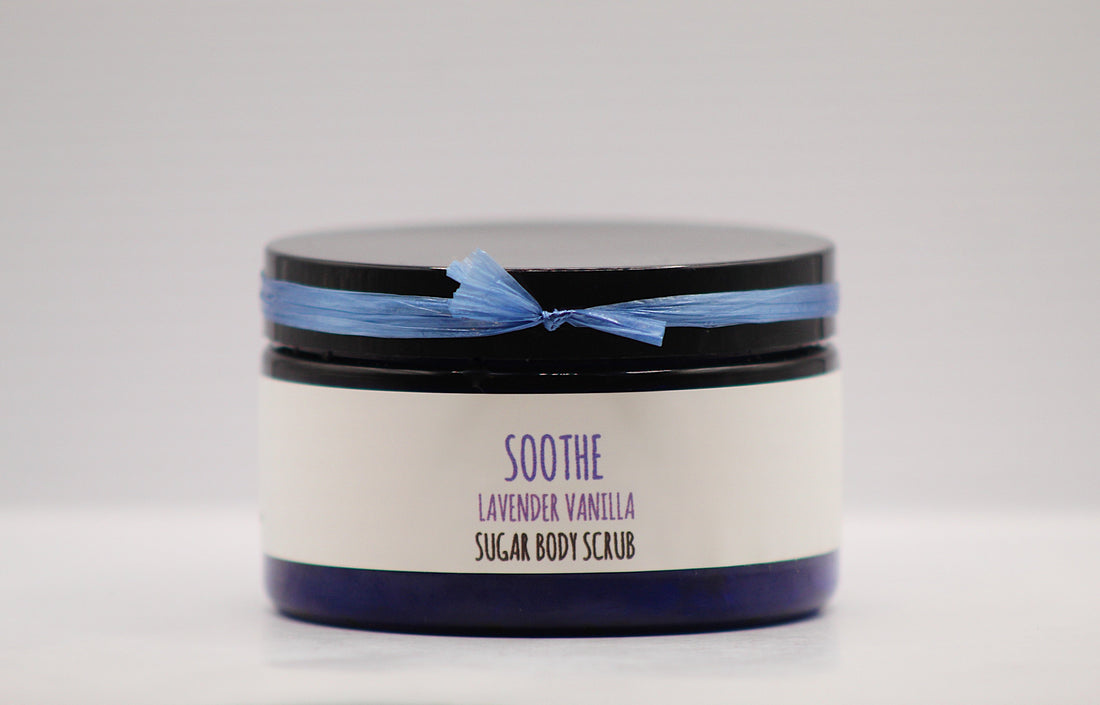 Soothe - LavenderVanilla Organic Handmade Sugar Scrub