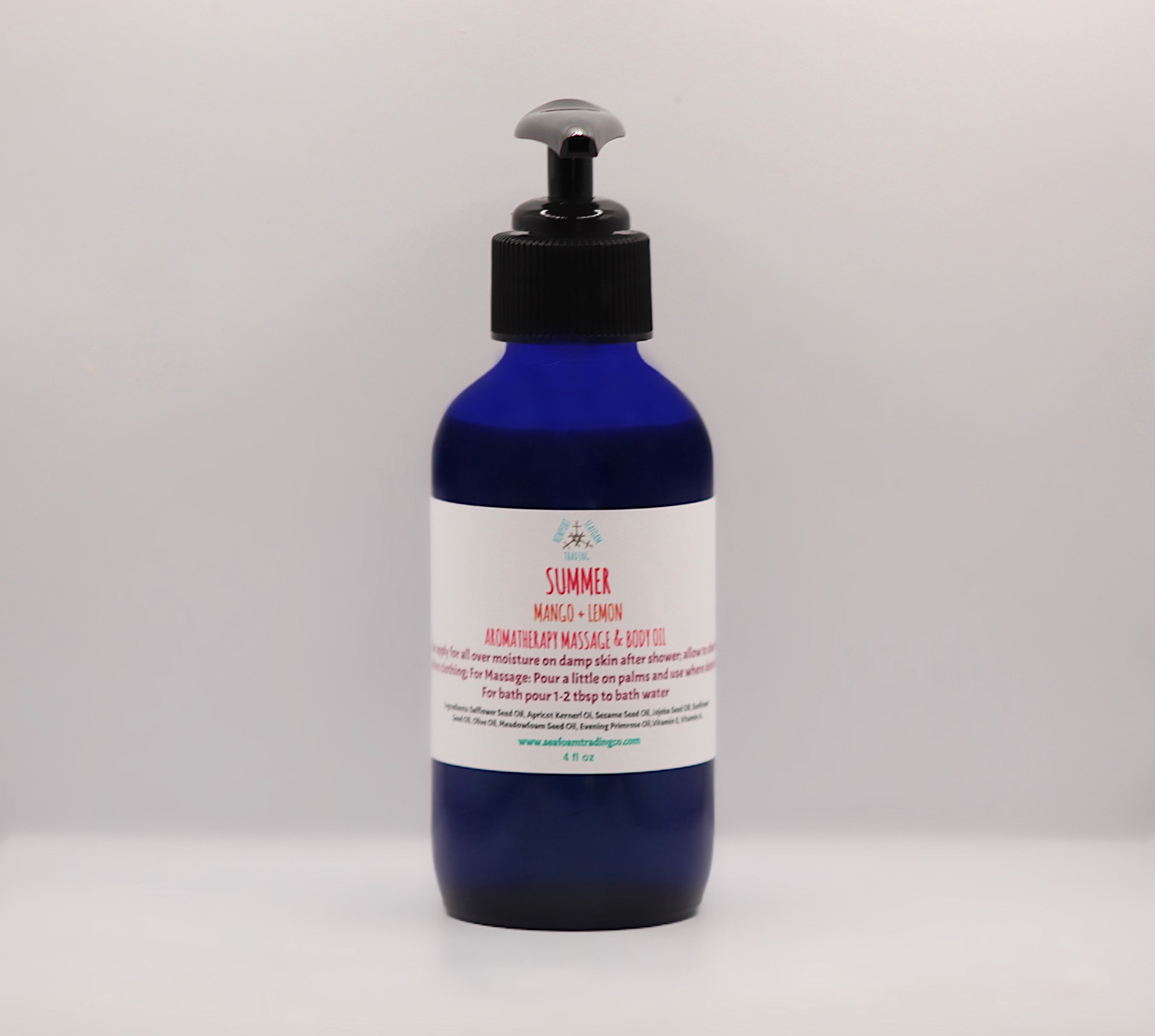 Starry Night In Newport - Organic Handmade Massage and Body Oil 8 oz REFILL