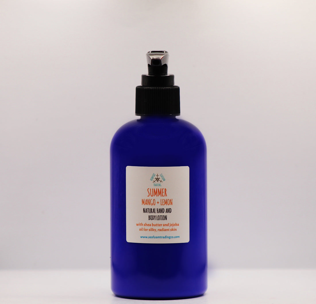 Summer- Mango + Lemon - Organic Handmade Lotion