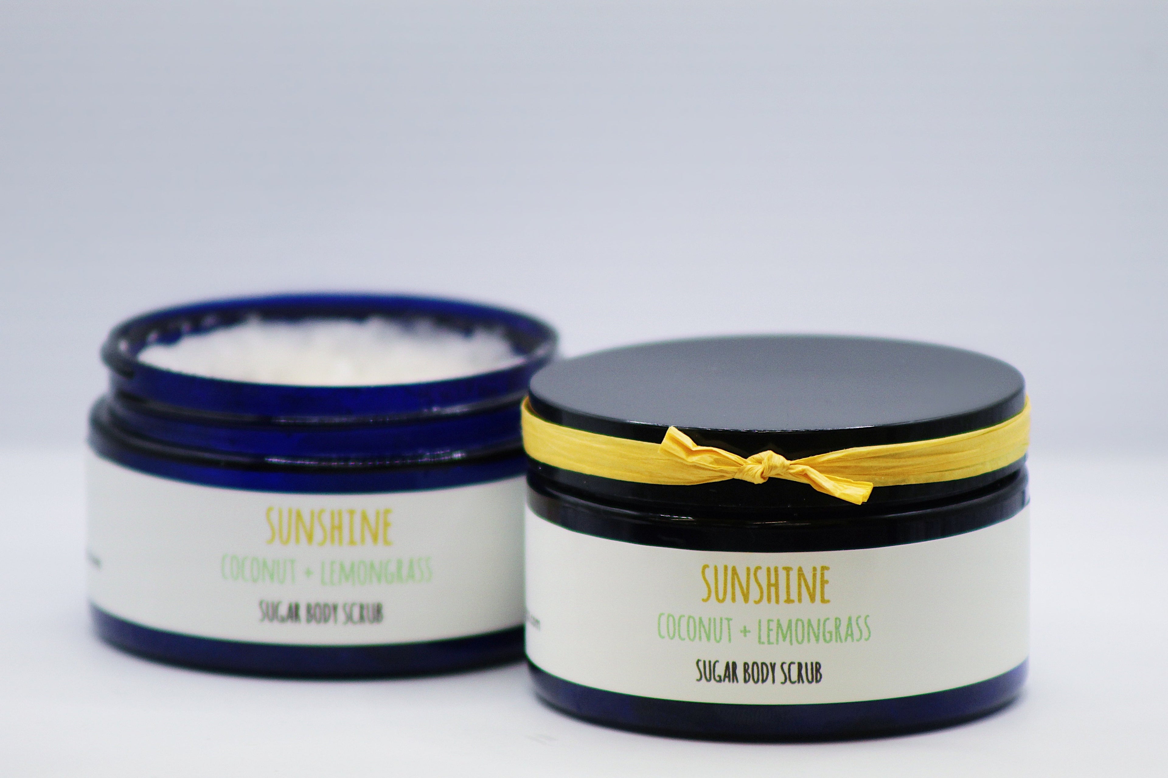 Sunshine- Lemongrass Coconut Organic Handmade Sugar Scrub