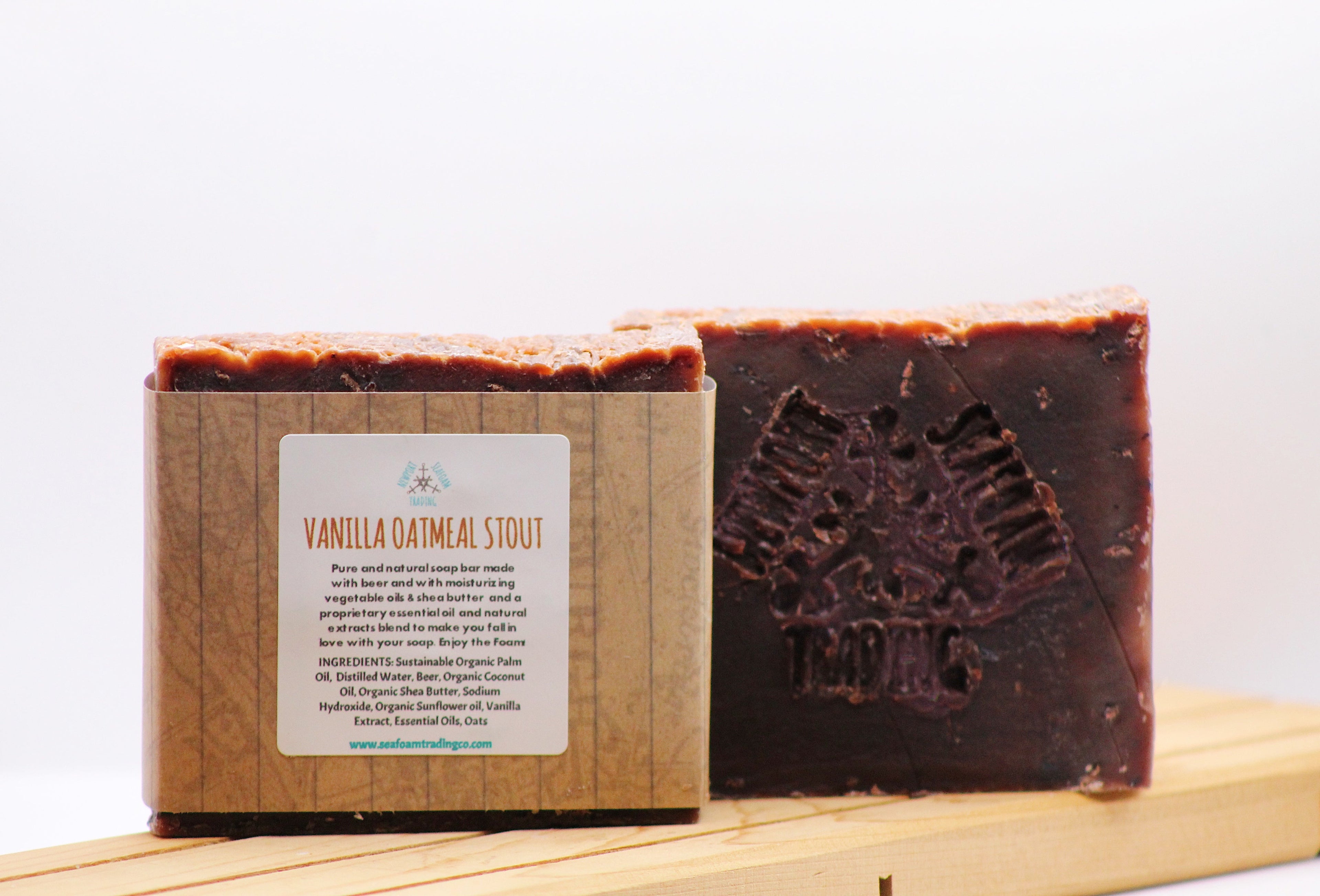 Vanilla Oatmeal Stout Organic Handmade Soap Bar