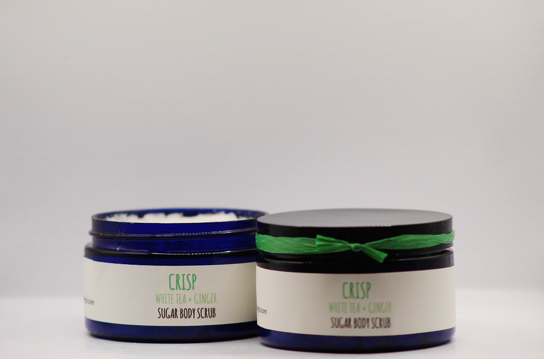 Crisp- White Tea + Ginger Organic Handmade Silky Whipped Shea Butter Mousse