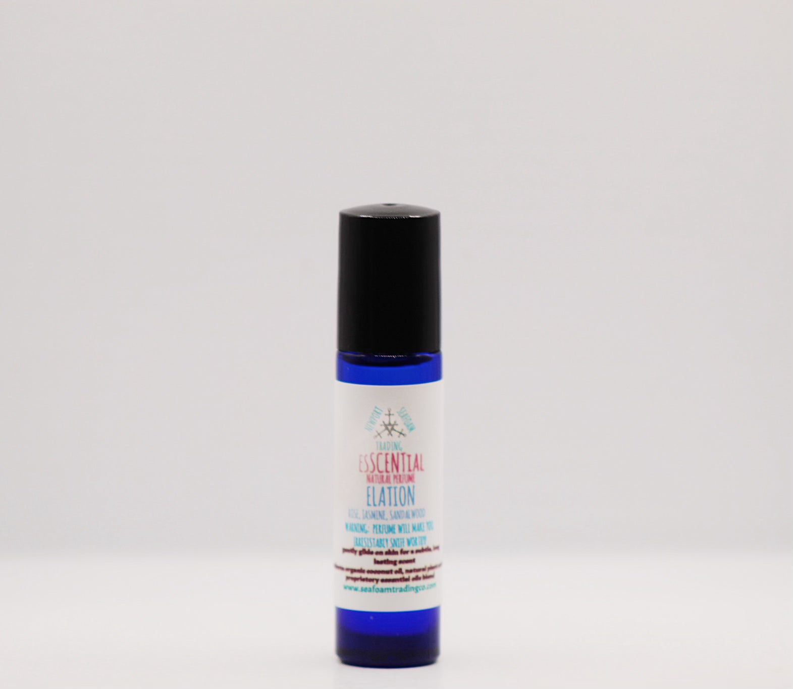 ELATION - jasmine+ geranium + rose+ sandalwood EsSCENTial Organic Handmade Perfume