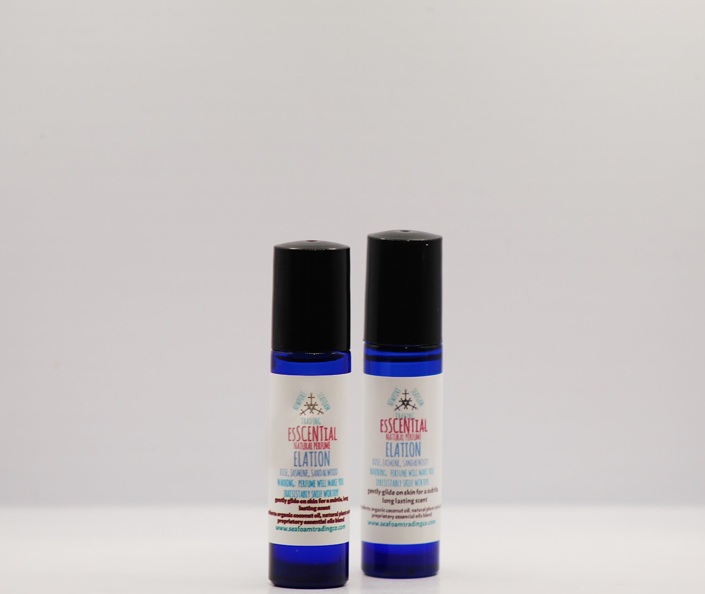 ELATION - jasmine+ geranium + rose+ sandalwood EsSCENTial Organic Handmade Perfume