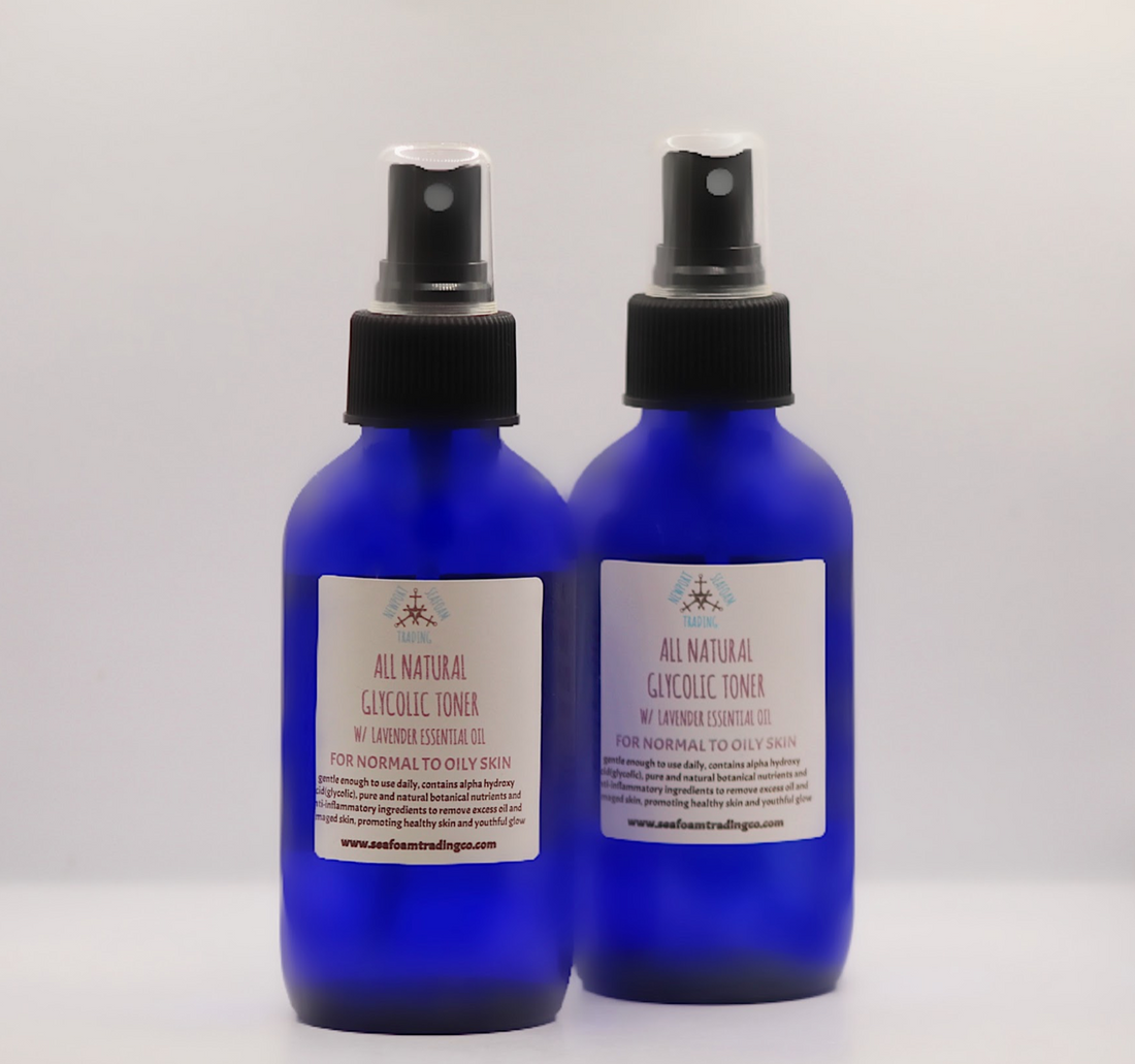 All Natural Glycolic Face Toner w/ Lavender Essential OIl