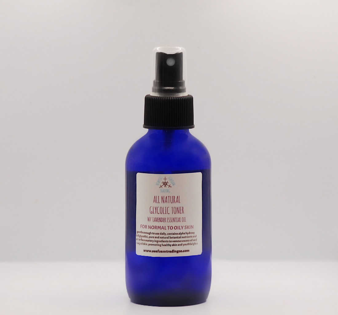 All Natural Glycolic Face Toner w/ Lavender Essential OIl