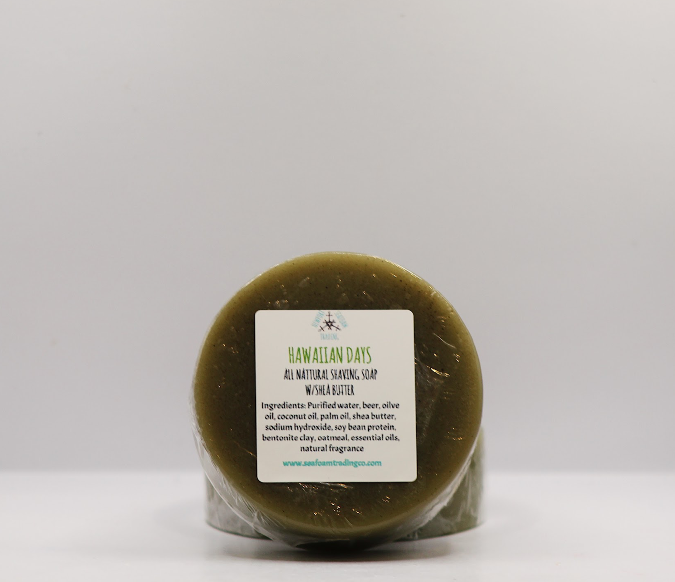 Hawaiian Days- Coconut + Lime Organic Handmade Shaving Soap