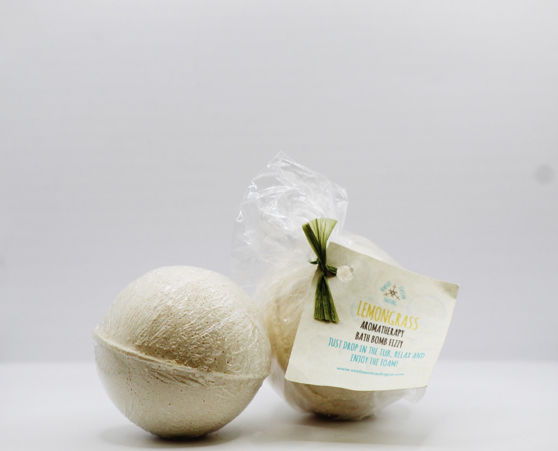 Lemongrass Fields Organic Handmade Bath Bomb