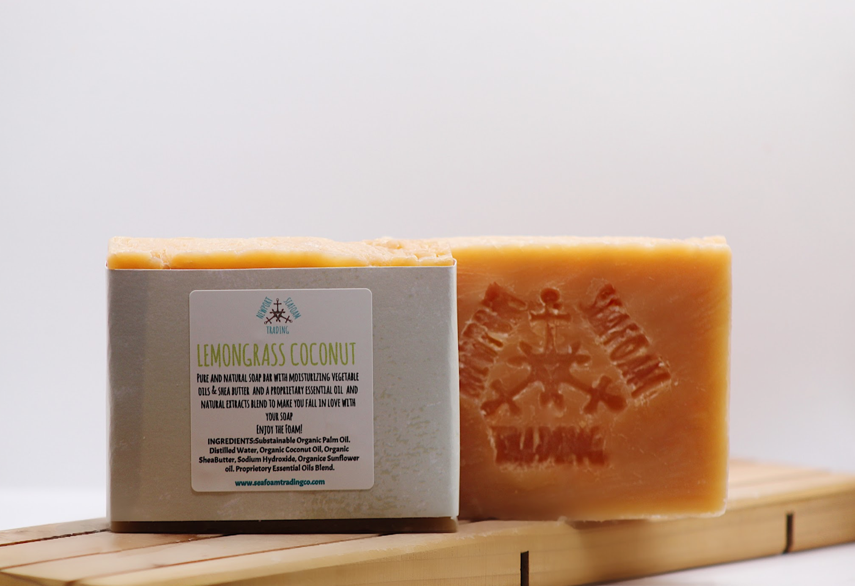 Lemongrass Coconut Organic Handmade Soap Bar