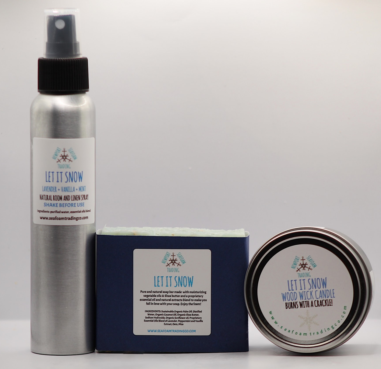 Let It Snow Home Aromatherapy Gift Set.