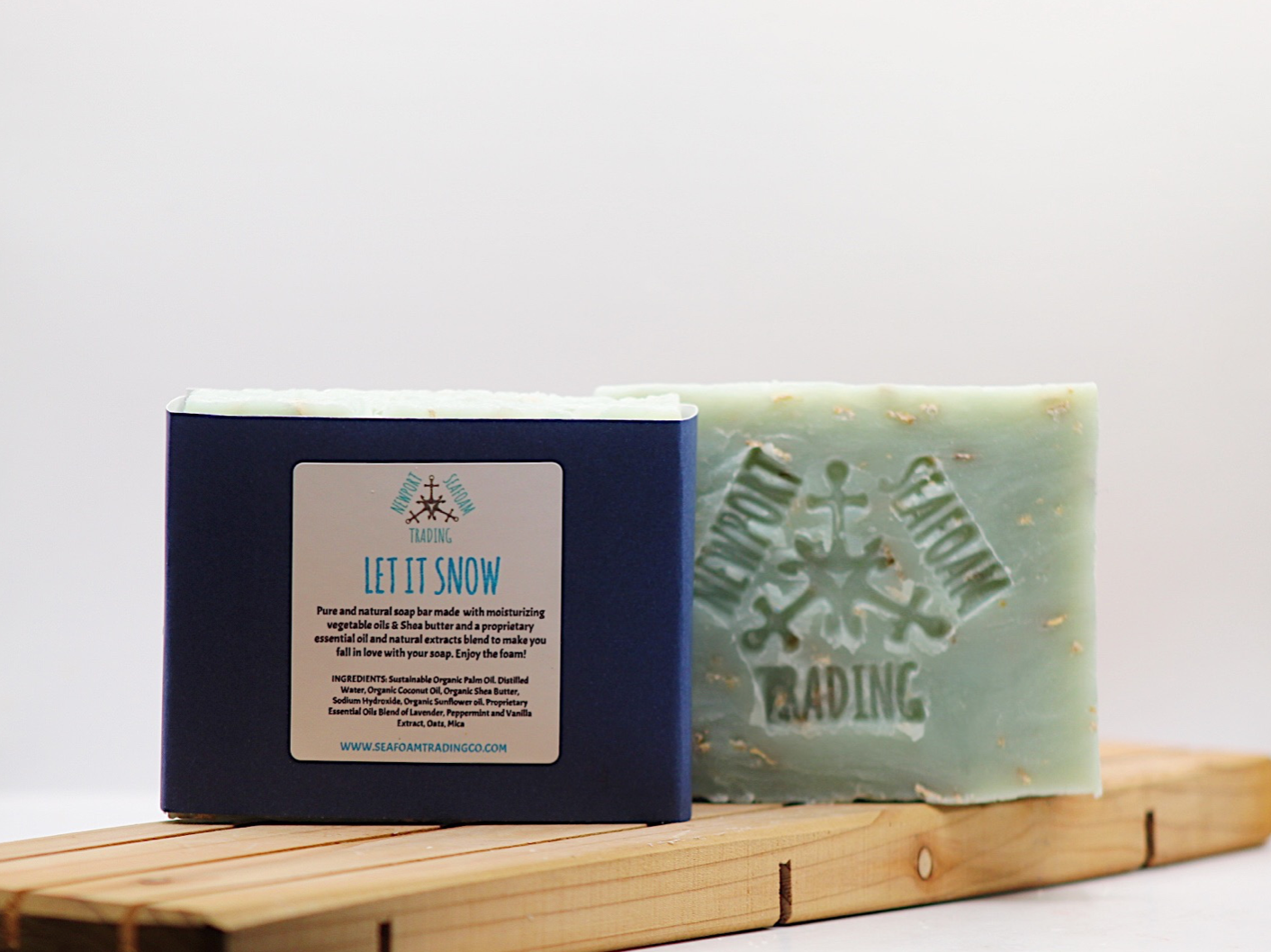 Let It Snow Organic Handmade Soap Bar