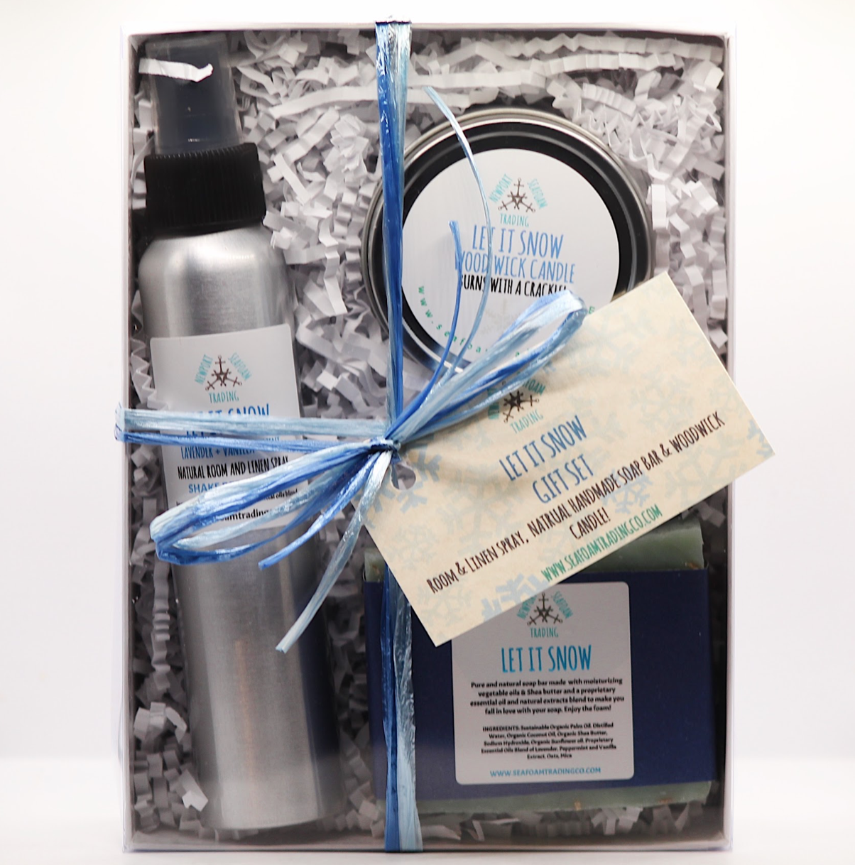 Let It Snow Home Aromatherapy Gift Set.