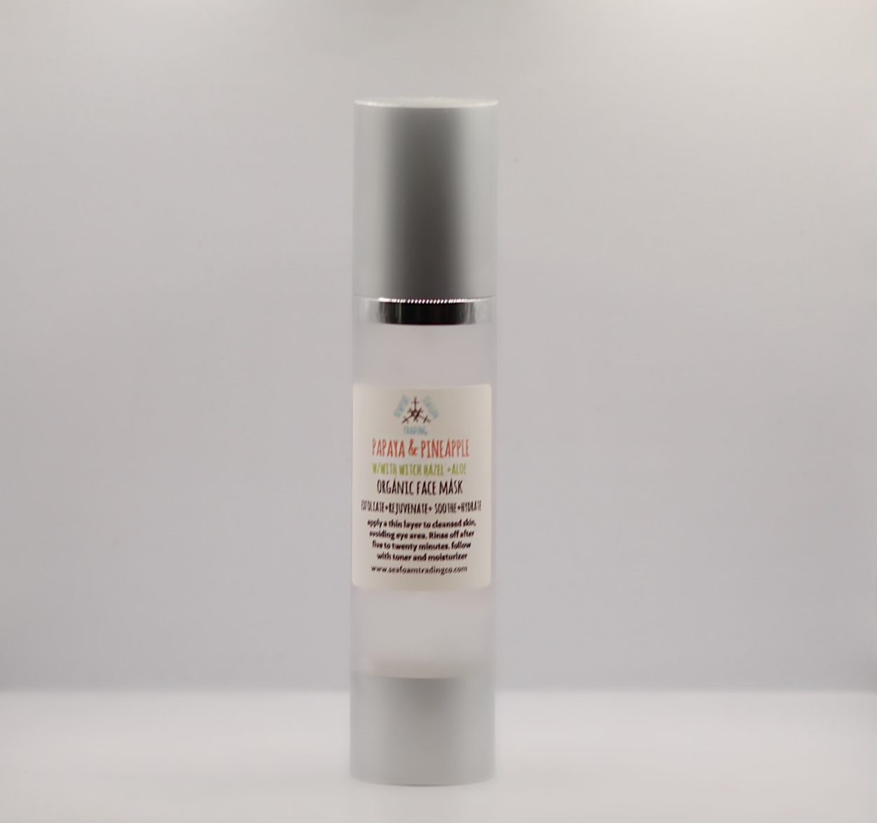 Exfoliate + Rejuvenate  - Papaya & Pineapple  Organic Face Mask