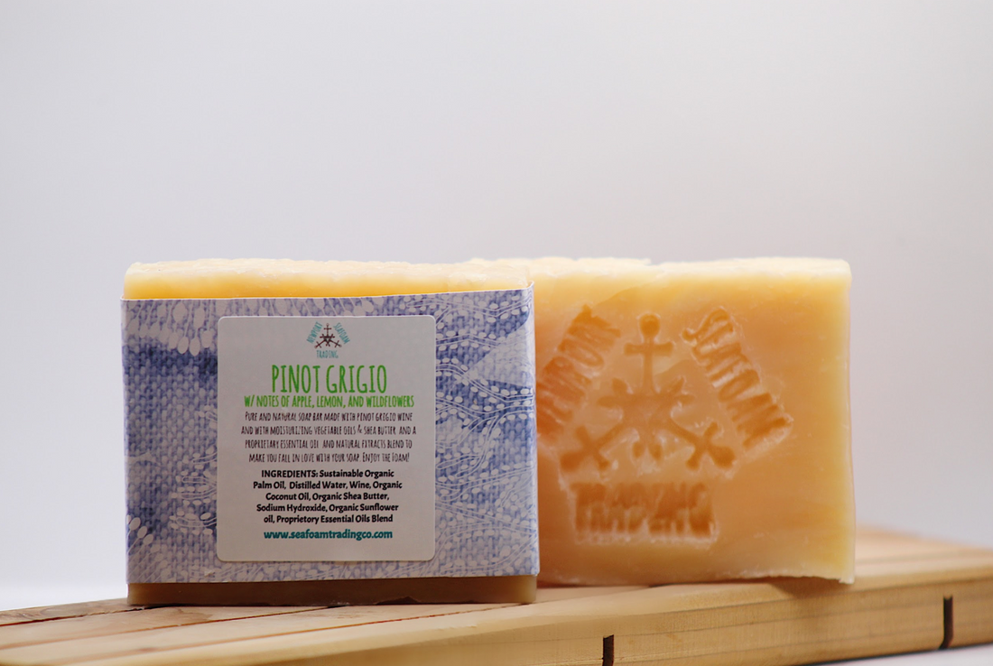 Pinot Grigio Organic Handmade Soap Bar