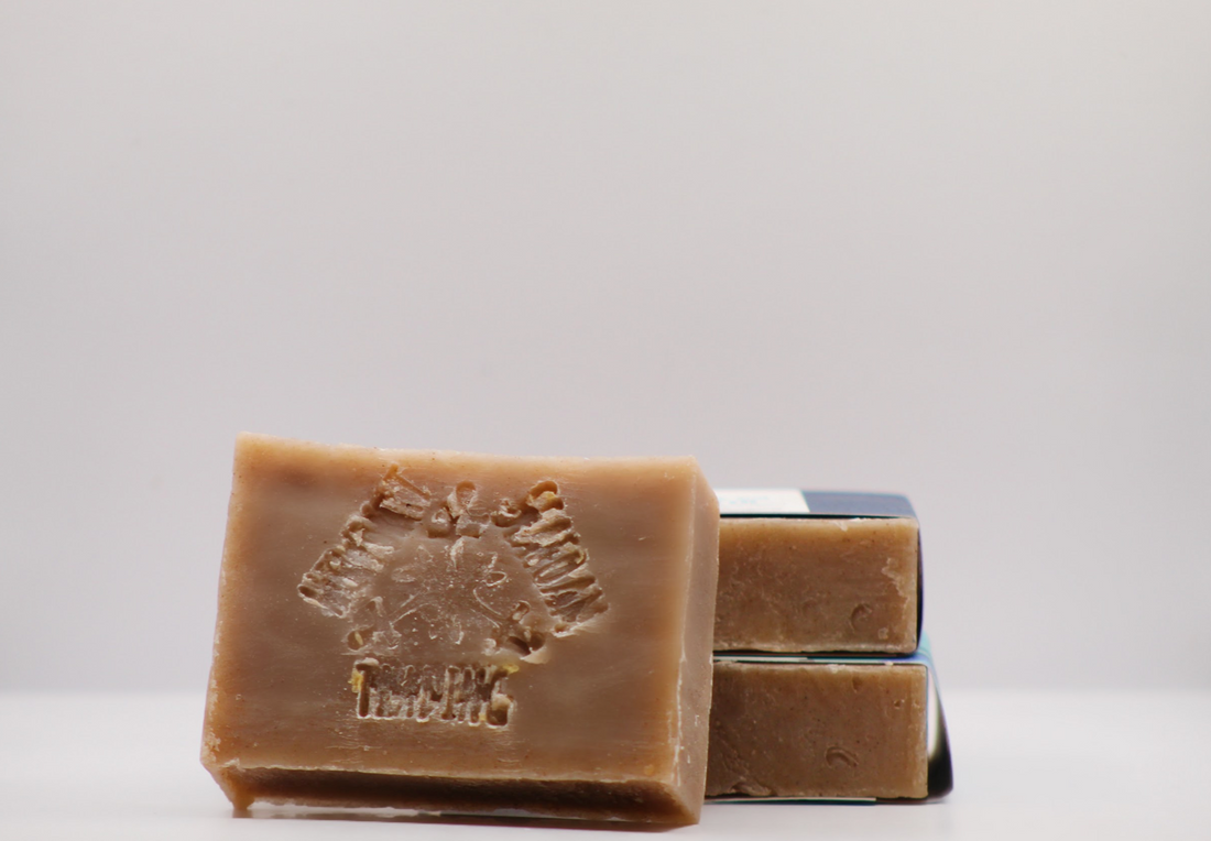 Rhassoul Clay & Aloe Soothing Organic Handmade Face Bar